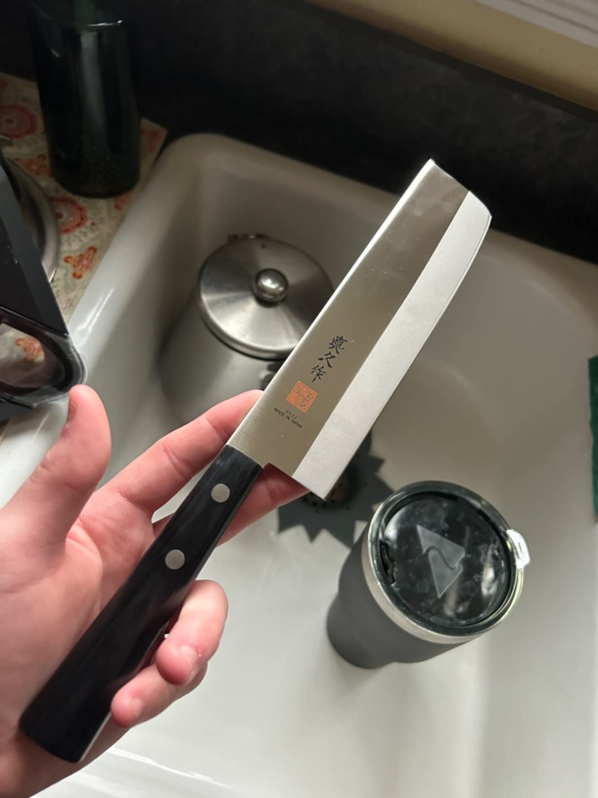 Mac Knife Japanese Series Vegetable Cleaver, 6-1/2-Inch customer photo 2