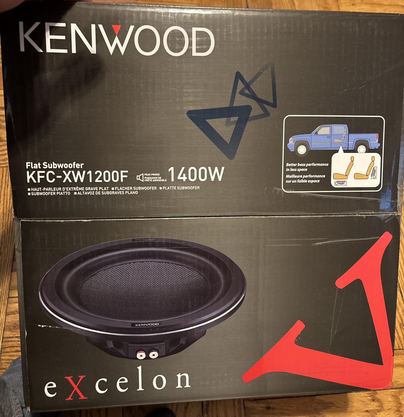 Excelon KFC-XW1200F 12in Mount Subwoofer Car customer photo 1