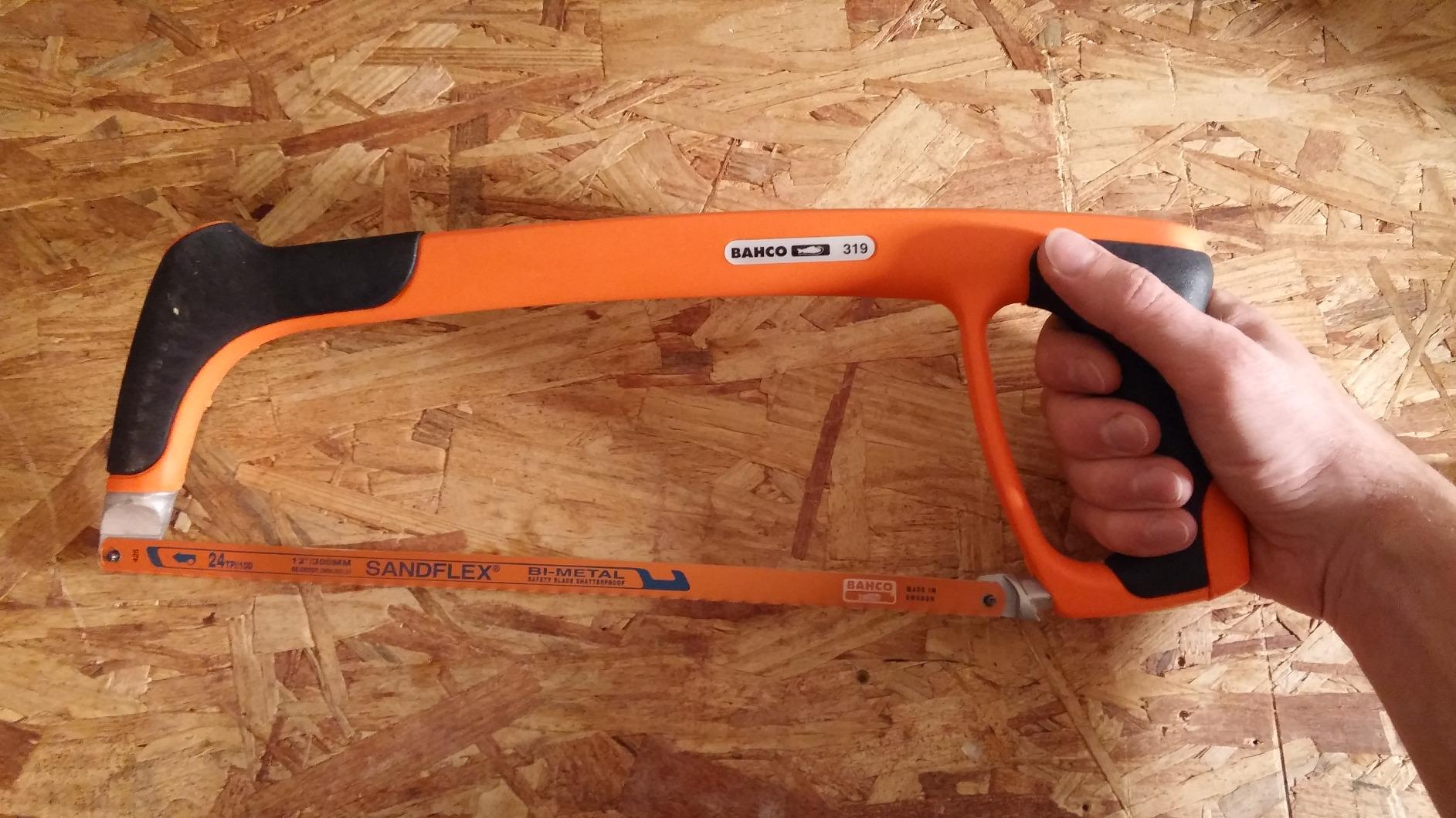 Bahco Hacksaw, Non-Slip Handles, 12