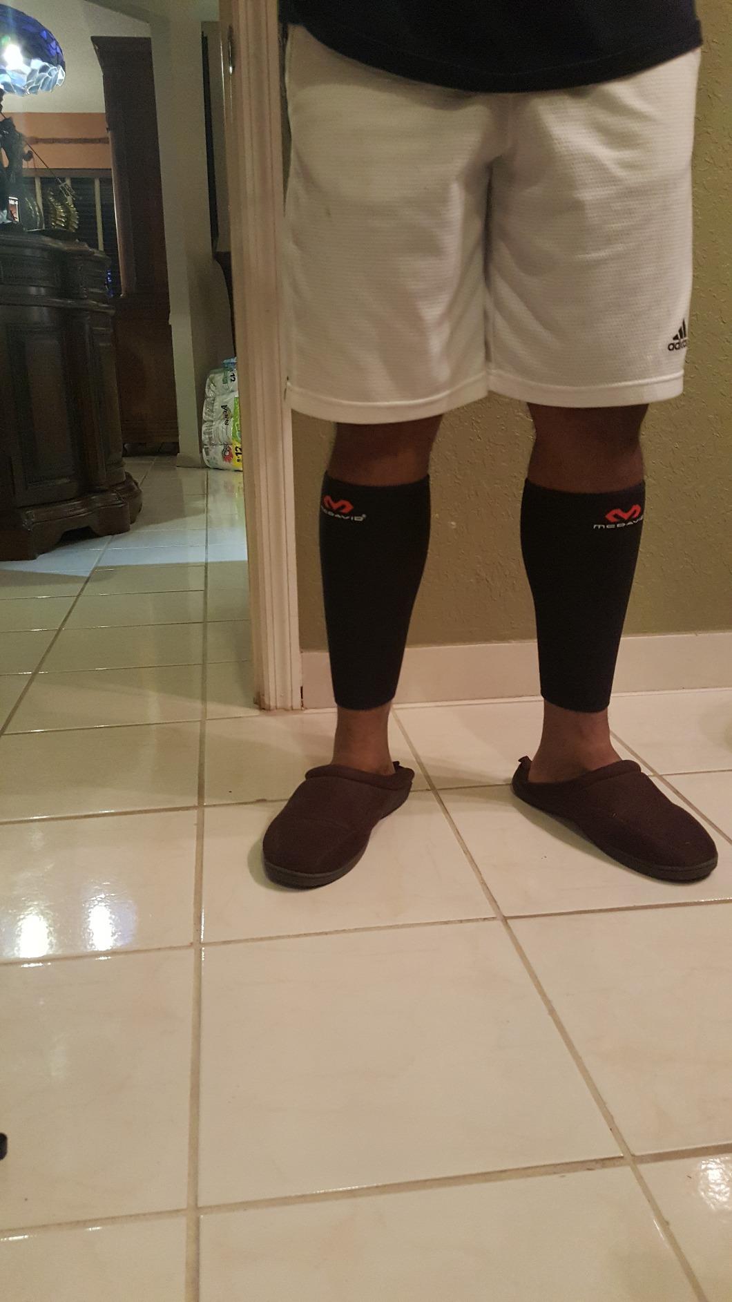 McDavid Calf Compression Sleeve for Men and Women - Latex-Free Light Support for Shin Splints, Varicose Veins, Calf Strains - for Running, Walking, Hiking customer photo 2