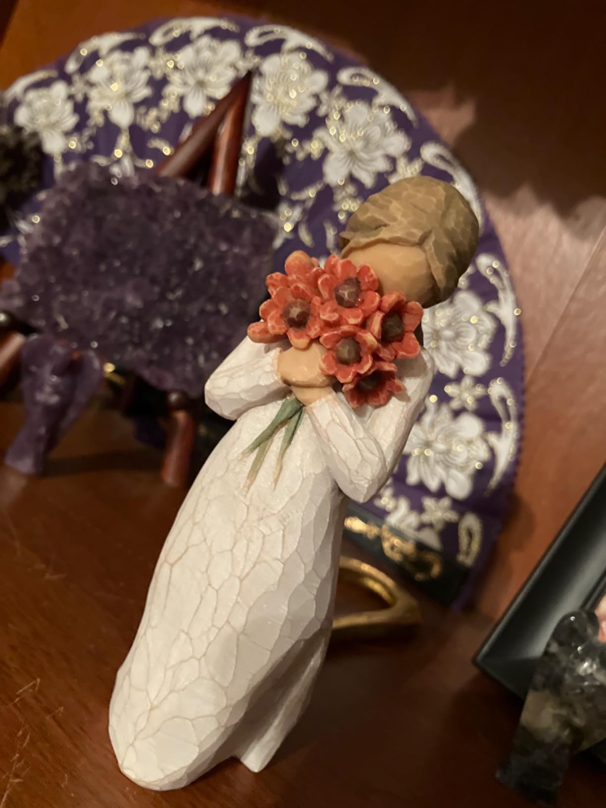 Willow Tree Grandmother, Sculpted Hand-Painted Figure | Cast from a Susan Lordi Original Carving, Gift Expressing Love and Caring, Includes Enclosure Card, Display on Mantel customer photo 1