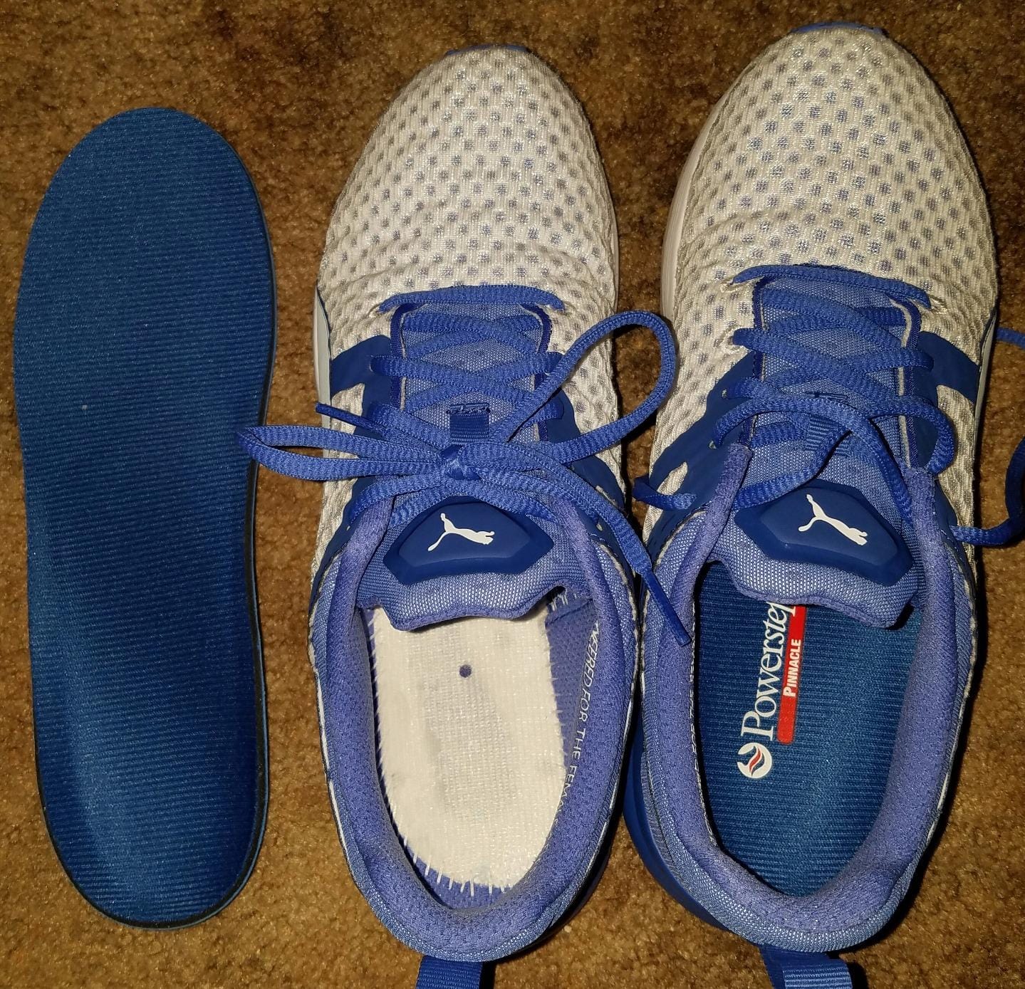 PowerStep Pinnacle Insoles, Orthotics for Plantar Fasciitis Relief, Made in USA Orthotic Insoles, Arch Support Inserts with Moderate Pronation, #1 Podiatrist Recommended (M 11-11.5, W 13-13.5) customer photo 1