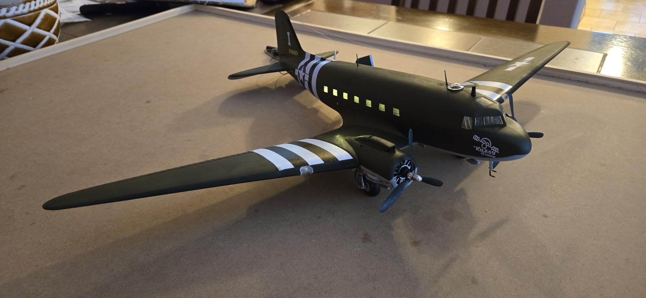 Trumpeter 1/48 C47A Skytrain Military Transport Aircraft Model Kit (TSM-2828) customer photo 1