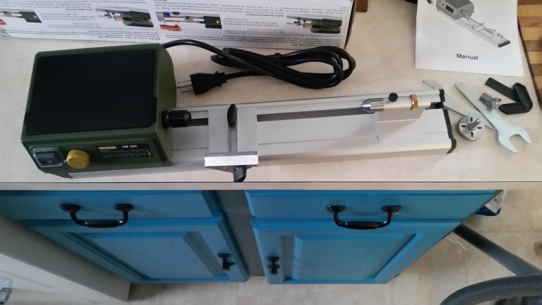 Proxxon 37020 DB 250 MICRO Woodturning Lathe customer photo 1