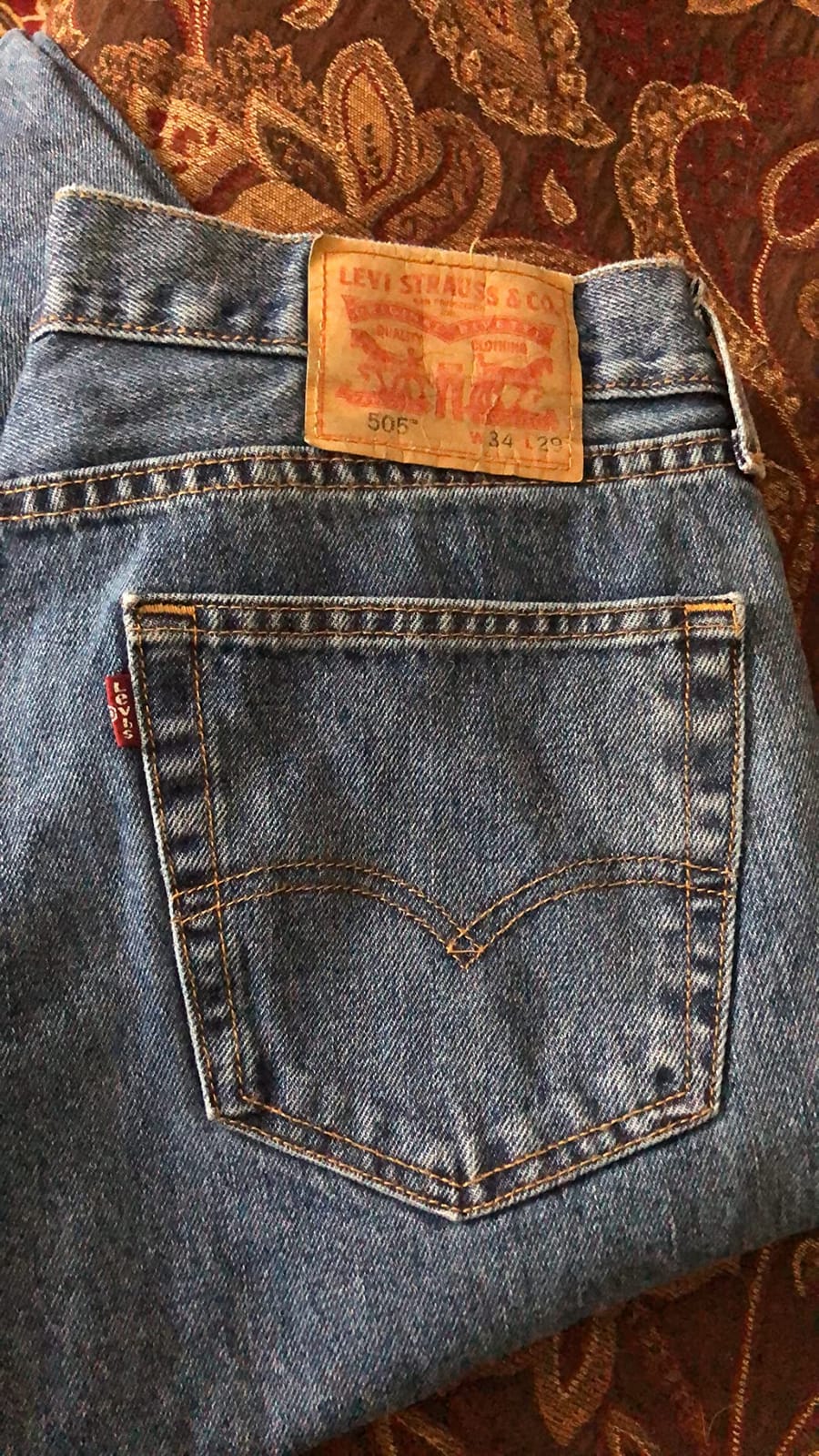 Levi's Men's 505 Regular Fit Jeans customer photo 1