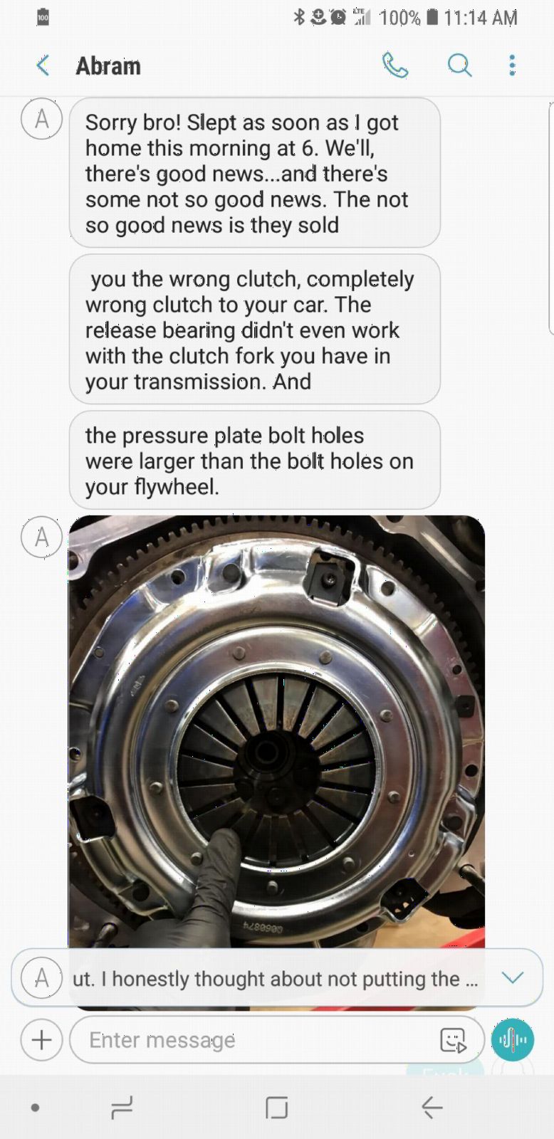 EXEDY 15801 Racing Clutch Kit customer photo 2