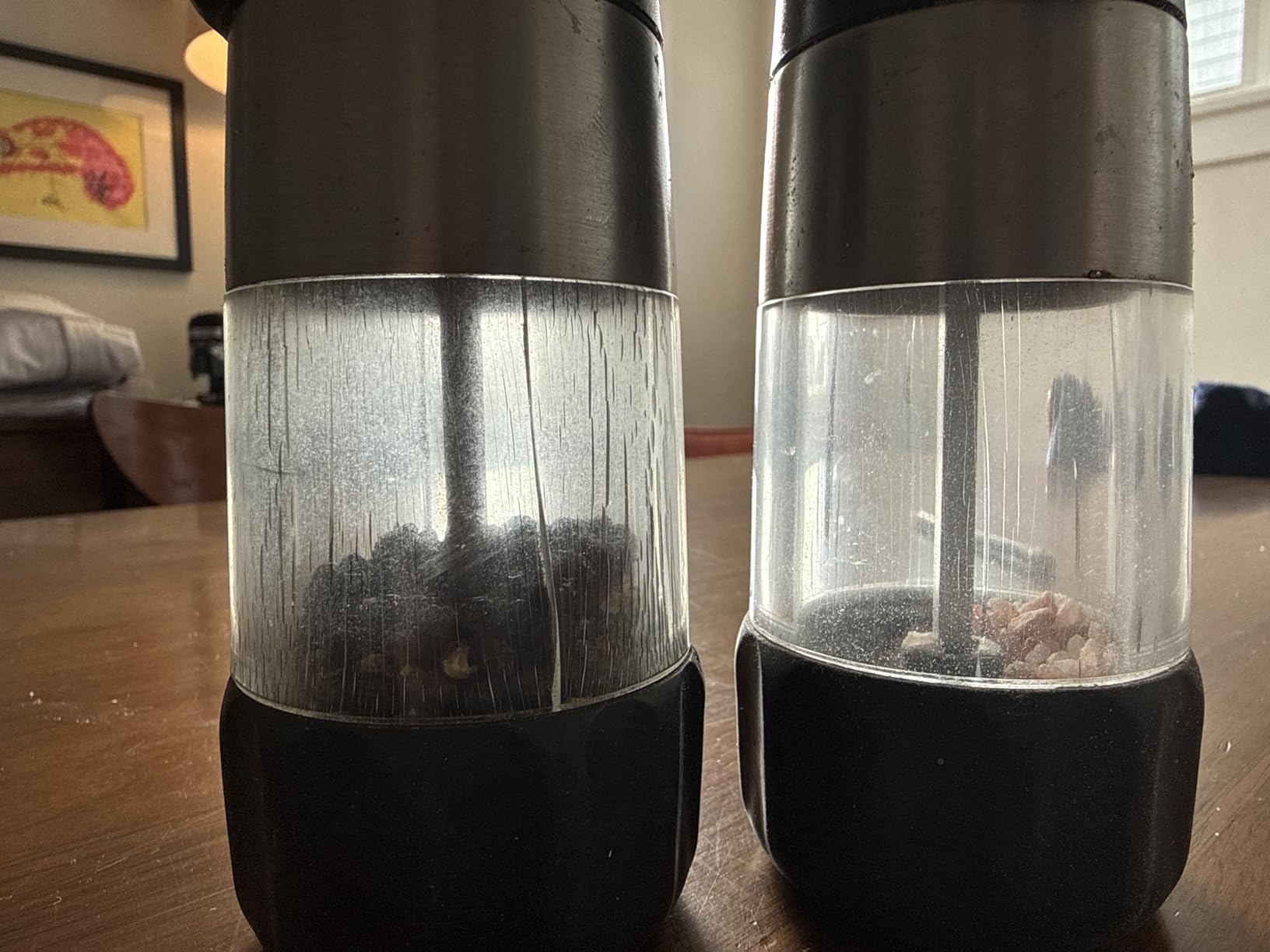 OXO Salt and Pepper Grinder Set, Stainless Steel customer photo 2