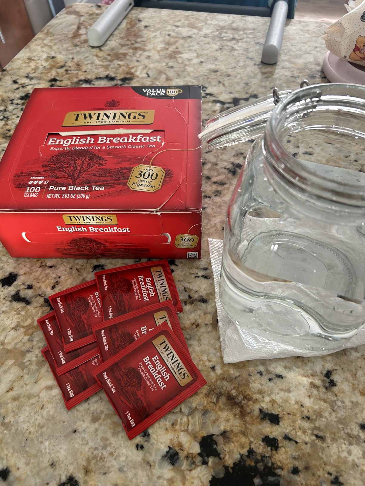 Twinings English Breakfast Black Tea Individually Wrapped Bags, 100 Count (Pack of 1), Smooth, Flavourful, and Robust, Caffeinated, Enjoy Hot or Iced, 100 Teabags customer photo 2