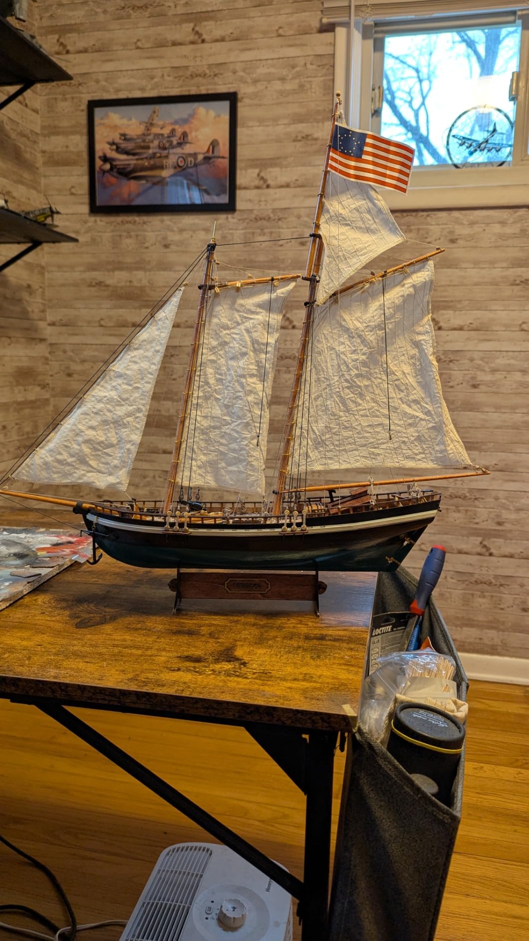 Wooden Ship Model Kit - American Schooner, Virginia - Model 22115, 1:41 Scale - Models to Assemble - Beginner Level customer photo 1