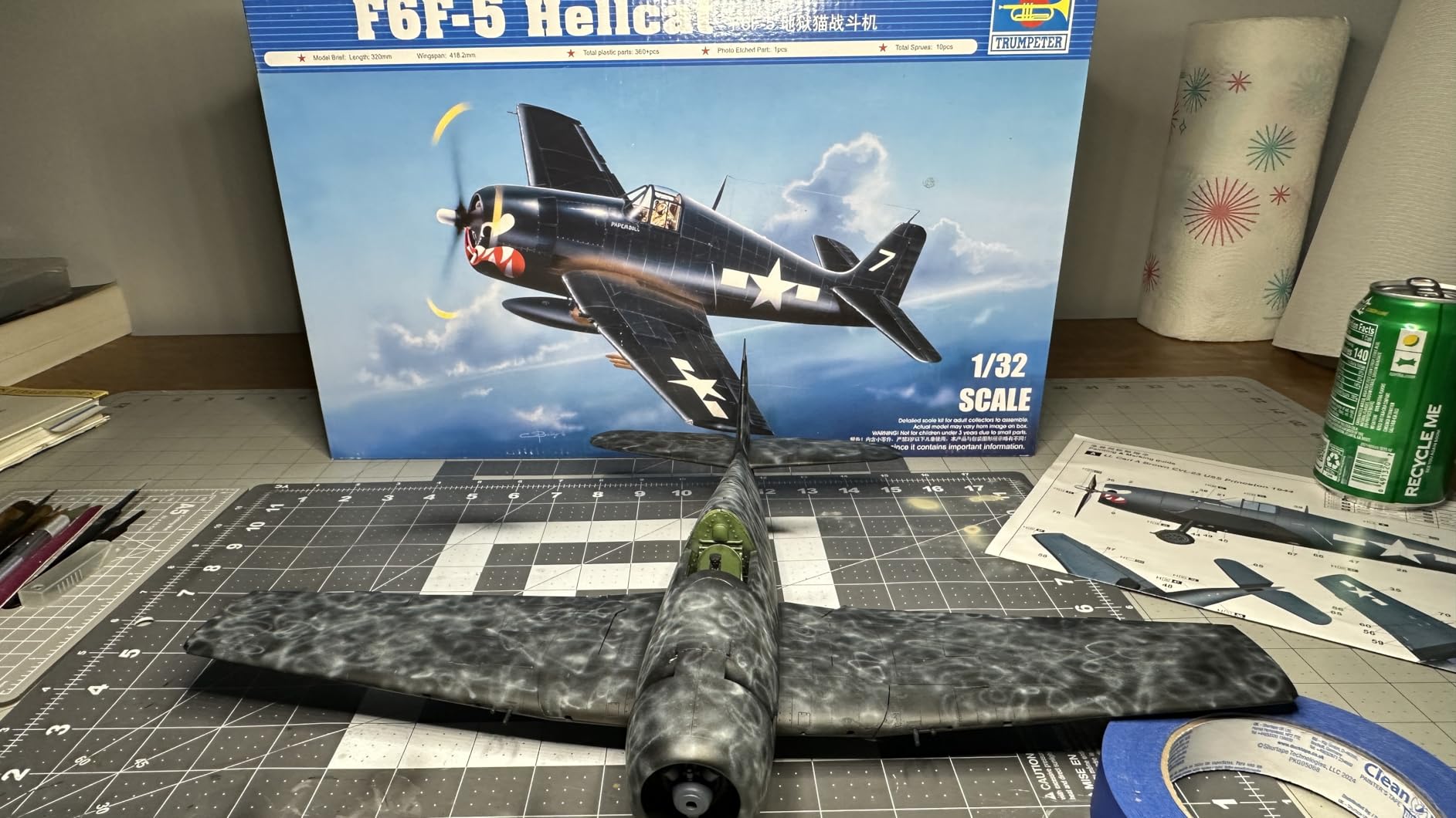 Trumpeter 1/32 F6F5 Hellcat Fighter Model Kit customer photo 2