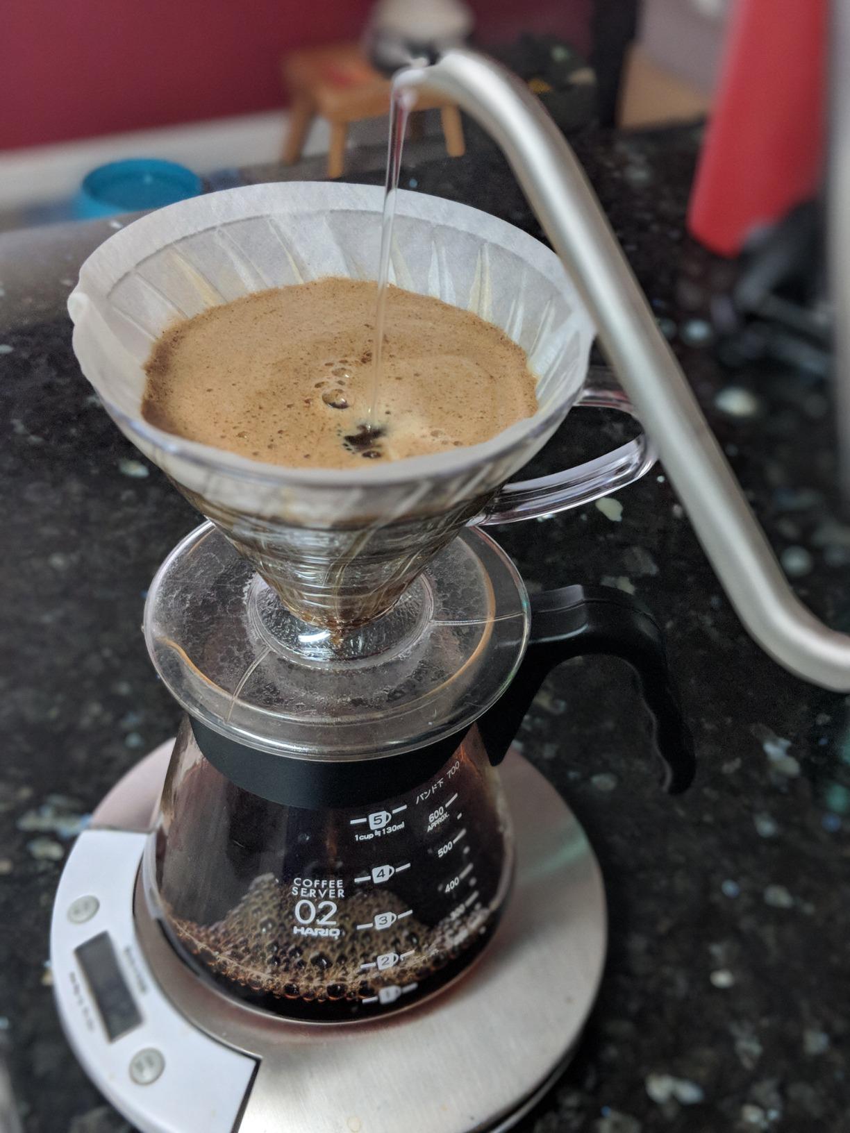 HARIO V60 Pour Over Coffee Starter Set, Size 02, Red customer photo 1