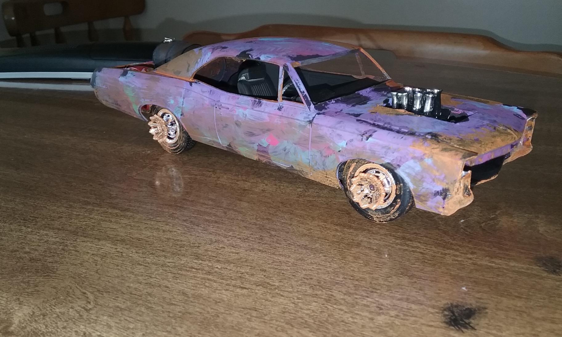 MPC: 1:25 Scale Model Kit - 1967 Pontiac GTO - Blue, 85+ Parts - Skill Level 2, Authentic Vehicle Building Kit, Replica Classic Car, Age 14+ customer photo 2