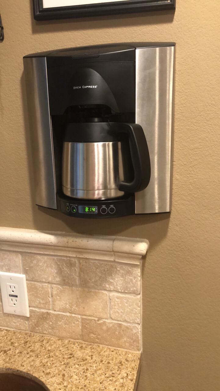 10 CUP BUILT-IN-THE-WALL - SELF FILLING COFFEE SYSTEM customer photo 1