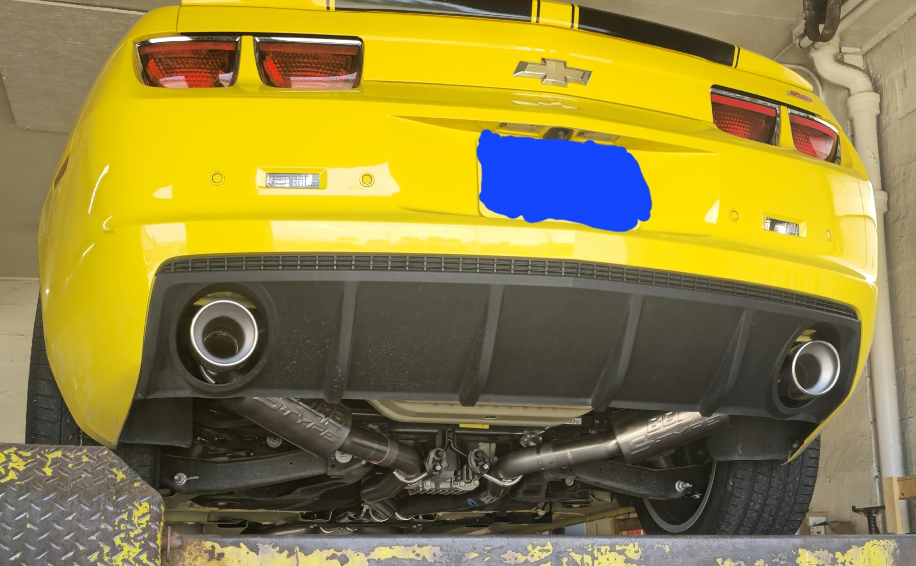 BORLA 140280 Cat-Back Performance Exhaust System for 2010-2013 Chevrolet Camaro SS 6.2L V8 Convertible without Ground Effects Package customer photo 1