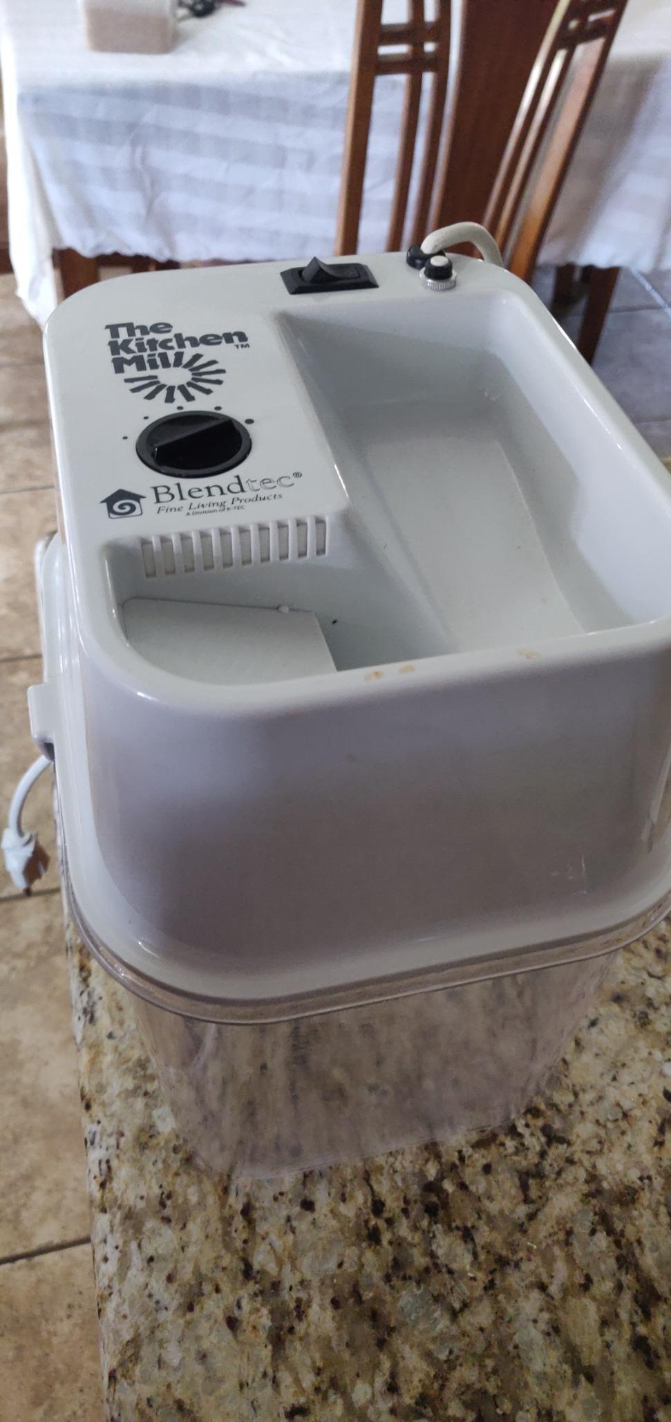 Kitchen Mill - Electric Grain Mill - High Speed Wheat, Corn, Grain Grinder, Flour Mill - Assembled in the USA - Stainless Steel Milling Chamber customer photo 1