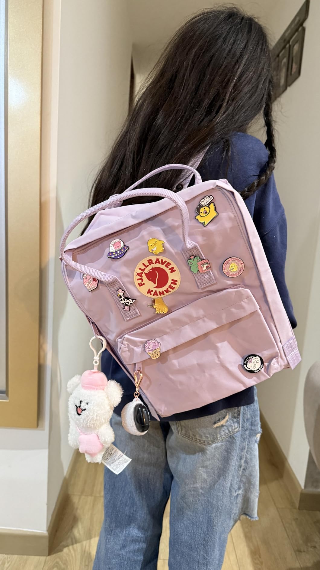 Fjällräven Kanken Backpack - Durable Vinylon Fabric, Water-Resistant, Classic Design - School, Travel customer photo 1