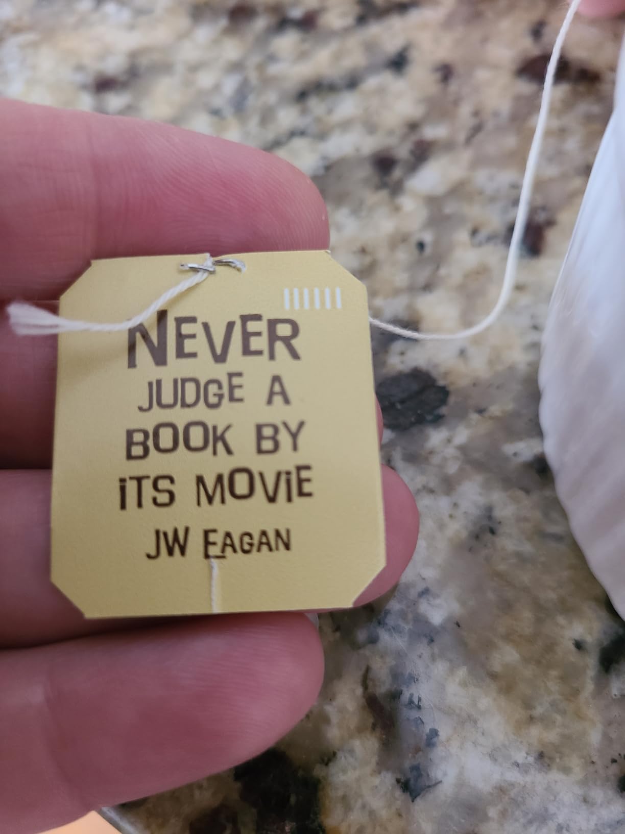 Novel Teas Book Lover's Tea contains 25 teabags individually tagged with literary quotes from the world over, made with the finest English Breakfast tea, for the book lover customer photo 2