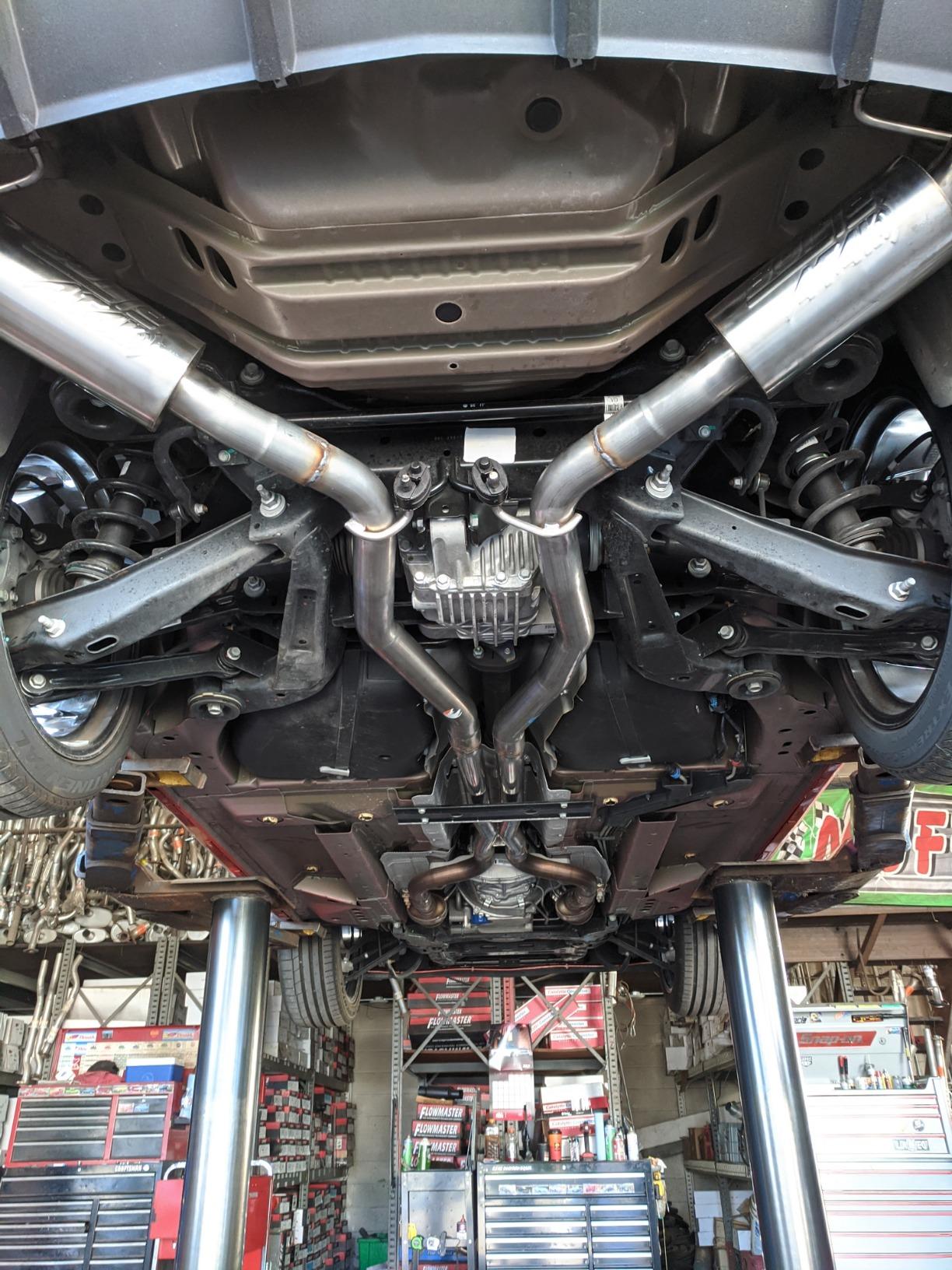 BORLA 140356 Cat-Back Performance Exhaust System for 2010-2013 Chevrolet Camaro SS V8 T-304 Stainless Steel ATAK Sound Dual Split Rear Exit customer photo 1