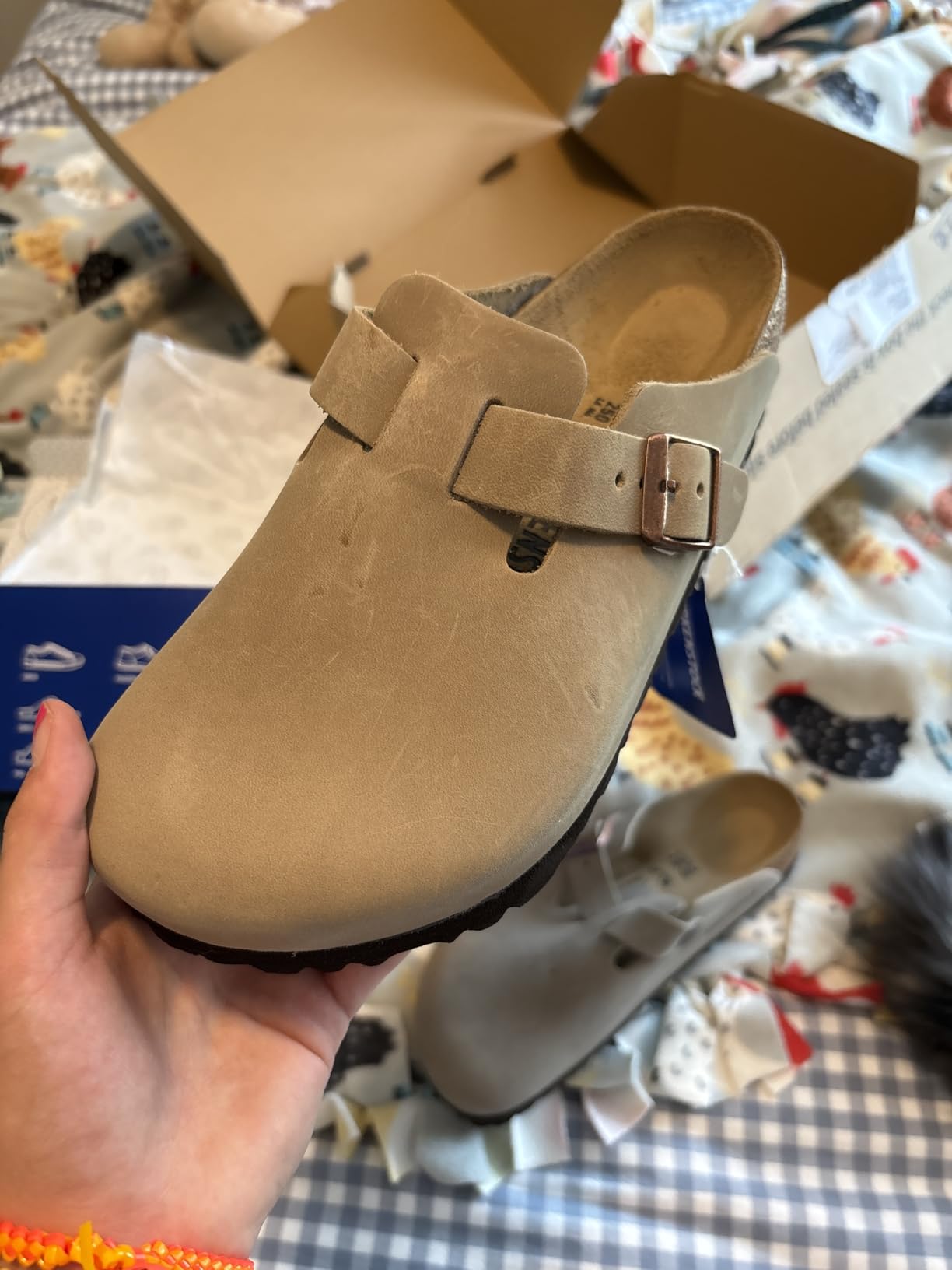 Birkenstock Women's Boston Suede Clogs customer photo 1