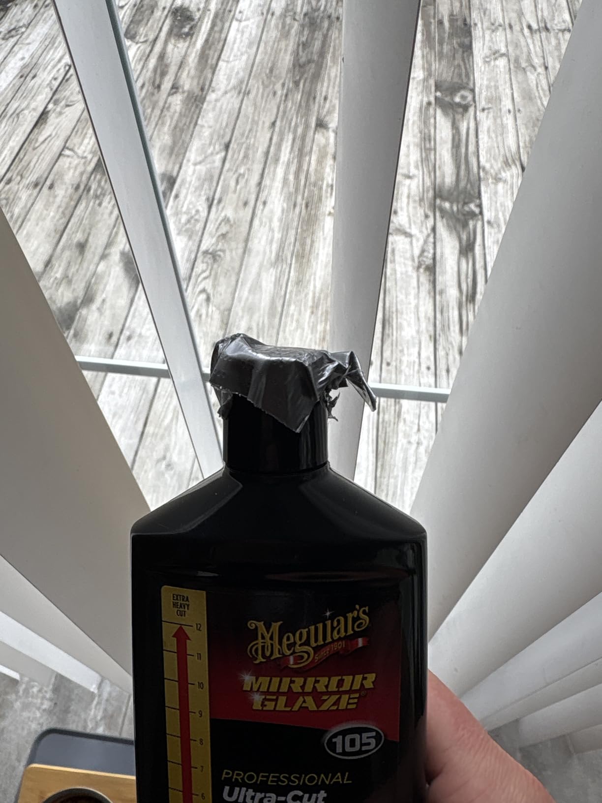 Meguiar's Professional M105 Ultra Cut Compound, 8oz | Car Rubbing Compound , Removes Scratches & Heavy Swirls , Adds Shine, Safe & Effective on All Glossy Car Paint & Clear Coats customer photo 1