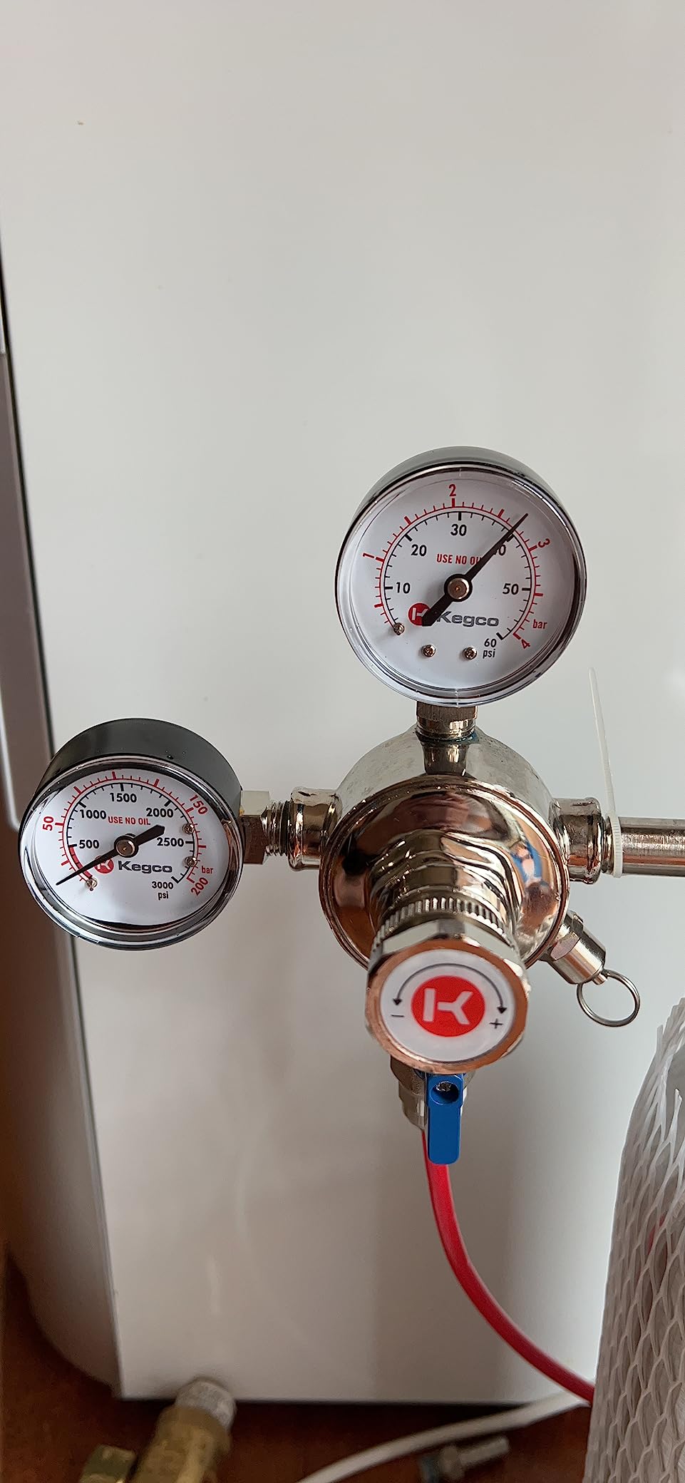 Kegco KC LH-542 Premium Pro Series Dual Gauge Co2 Draft Beer Regulator, Chrome customer photo 1