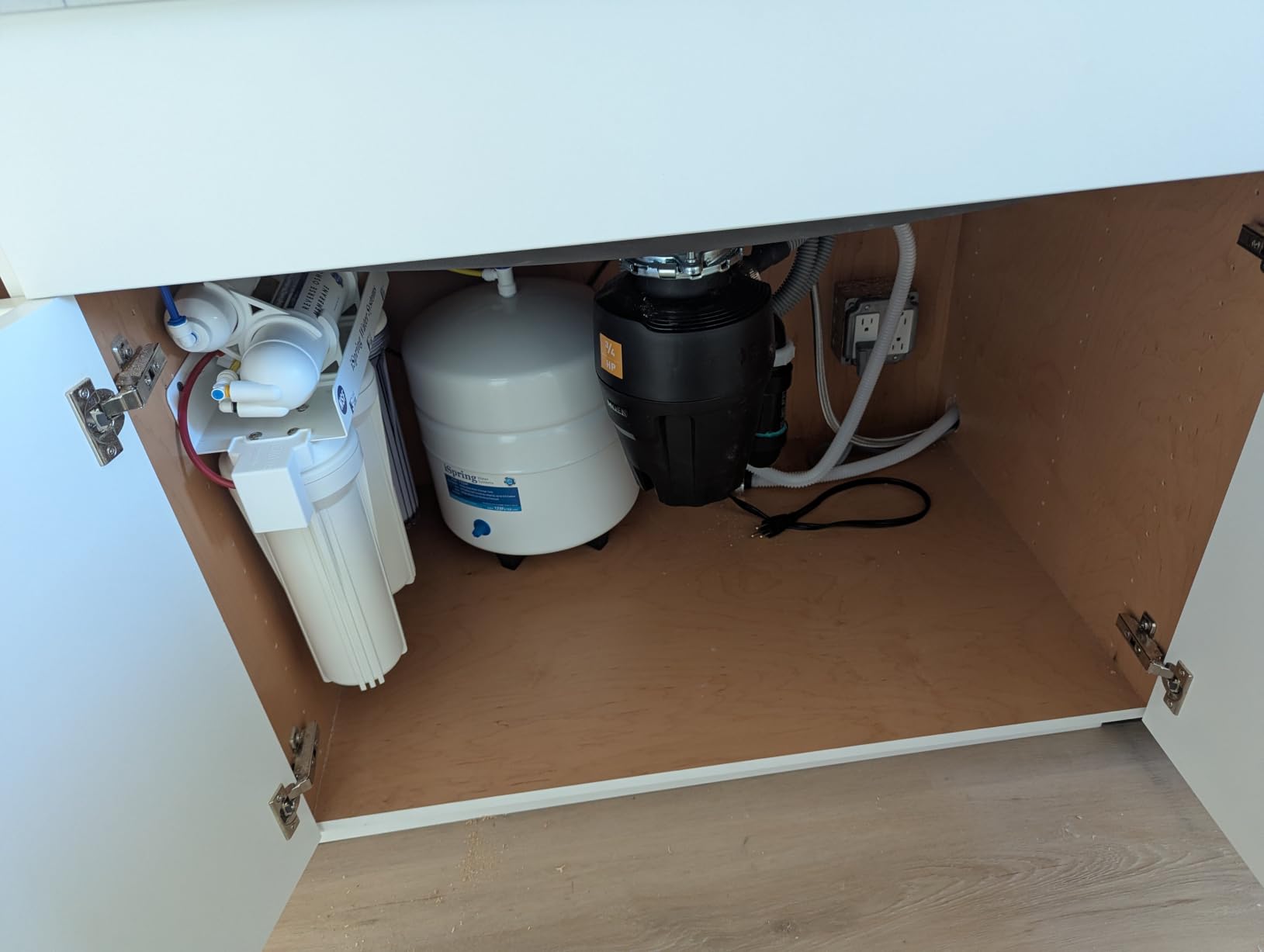 iSpring RCC7-BN NSF Certified, High Capacity Under Sink 5-Stage Reverse Osmosis Water Filter, RO Drinking System, 75 GPD Brushed Nickel Faucet, Patented Top-Mounted Faucet Design for Easy Installation customer photo 2