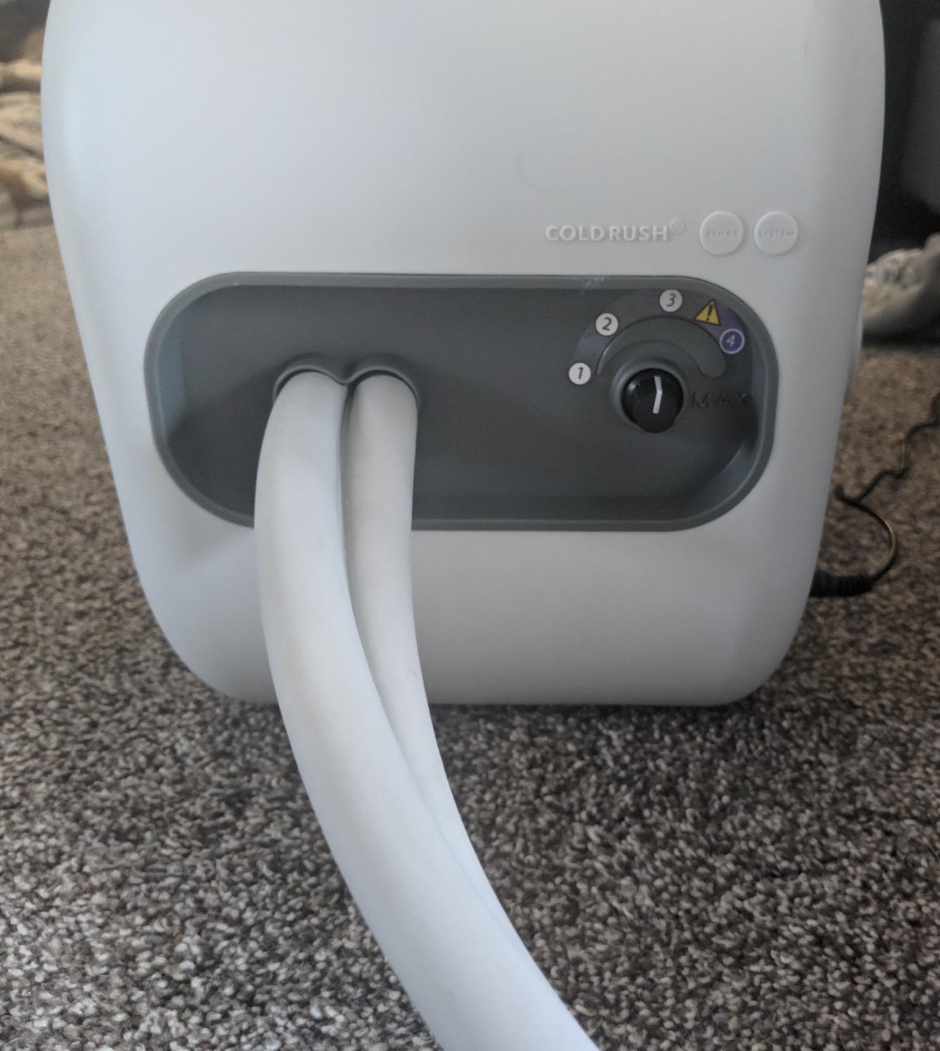 Ossur Cold Rush Cold Therapy Machine with Knee Pad - Quiet Cryotherapy System for Post-Surgery Recovery, Knee Replacement, ACL, Pain Relief & Swelling- Knee Pad Included customer photo 2