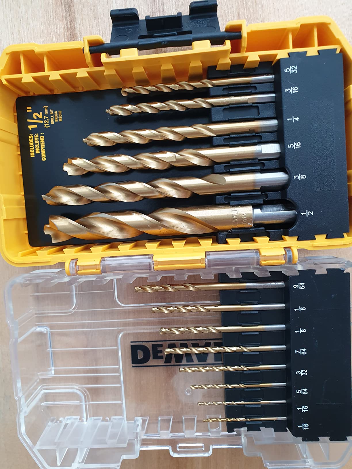 DEWALT Drill Bit Set, Titanium Nitride Coated, 14-Piece (DW1354) customer photo 1