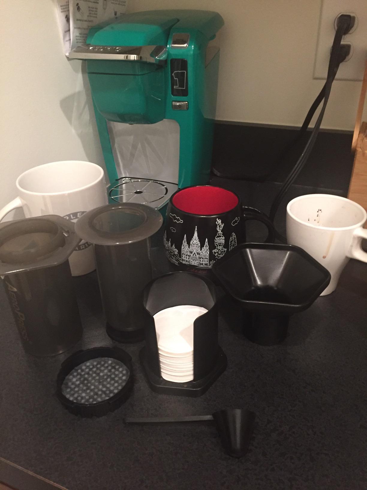 AeroPress Original Coffee Press, French Press, Pour-Over & Espresso Style | All-in-One Manual Coffee Maker, 2-Minute Brew, Less Bitterness, More Flavor, Portable, Travel & Camping customer photo 1