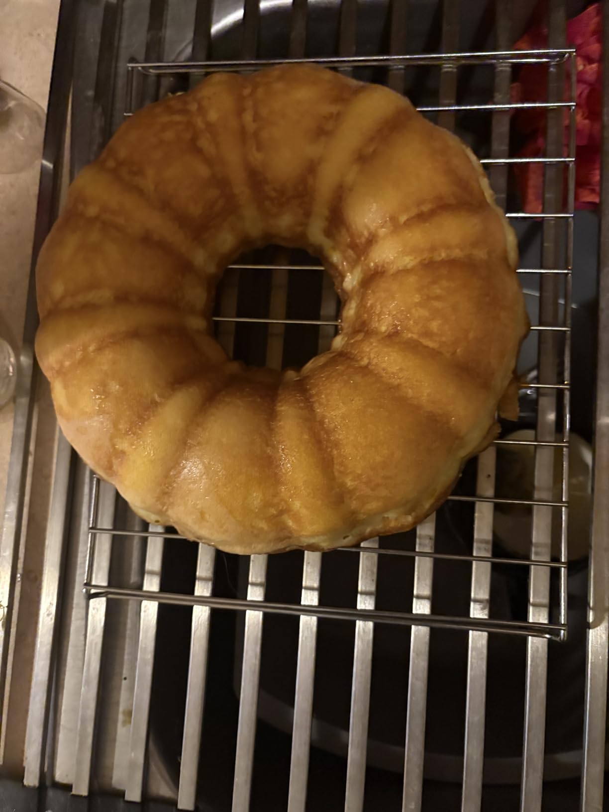Wilton Gold Non-Stick Fluted Tube Cake Pan, 9.49 in customer photo 2