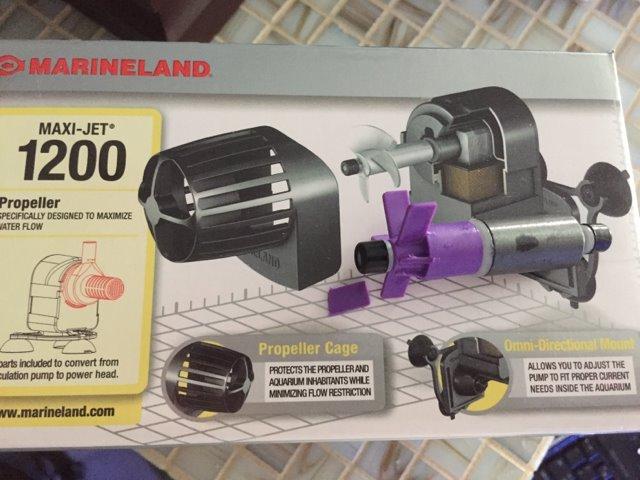 MarineLand Maxi-Jet 1200 Multi-Use Water Pump & Circulation Pump | Power Head & Circulation Pump, Includes Conversion Kit, 295 To 1300 GPH Range, For Freshwater & Marine Use customer photo 2