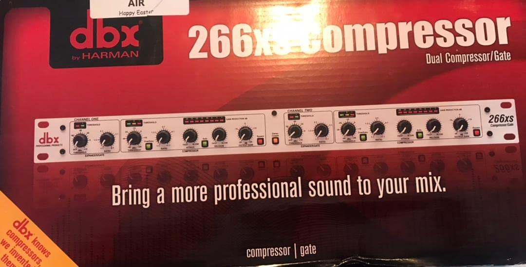 dbx 266xs Professional Audio Compressor/Gate Dynamic Effects Processor with Sidechain Insert customer photo 1