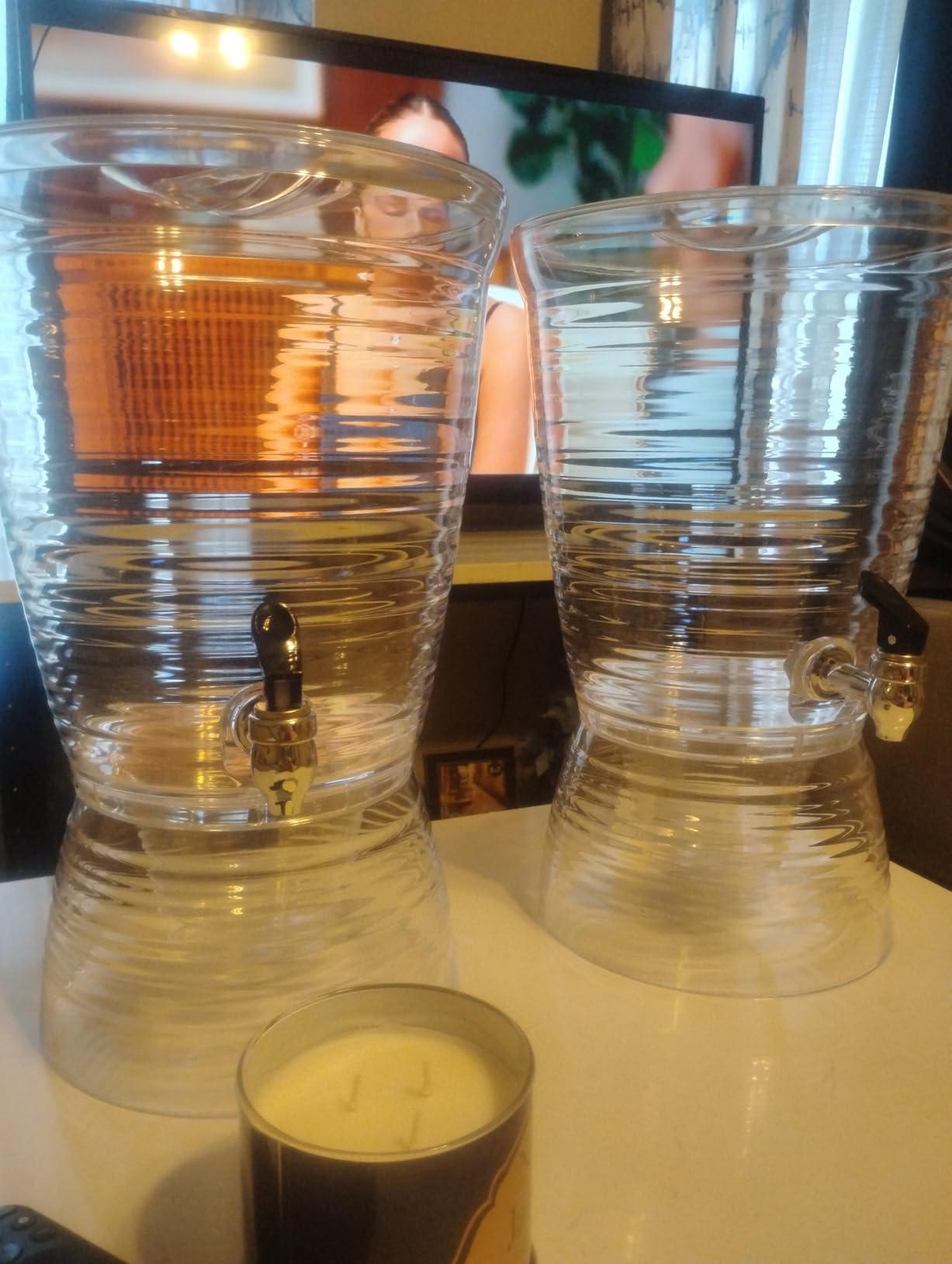 CreativeWare Bark Beverage Dispenser, 2.5 Gallon, Clear, (Pack of 1) customer photo 1