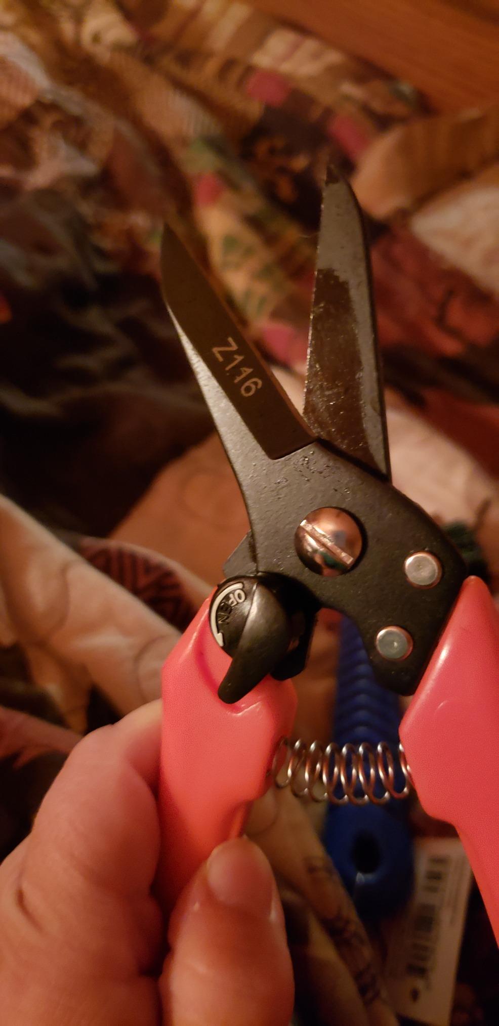 Zenport Z116 Hoof and Floral Trimming Shear with Twin-Blade, 7.5-Inch, for Goat, Sheep, Alpaca and More, Orange customer photo 1