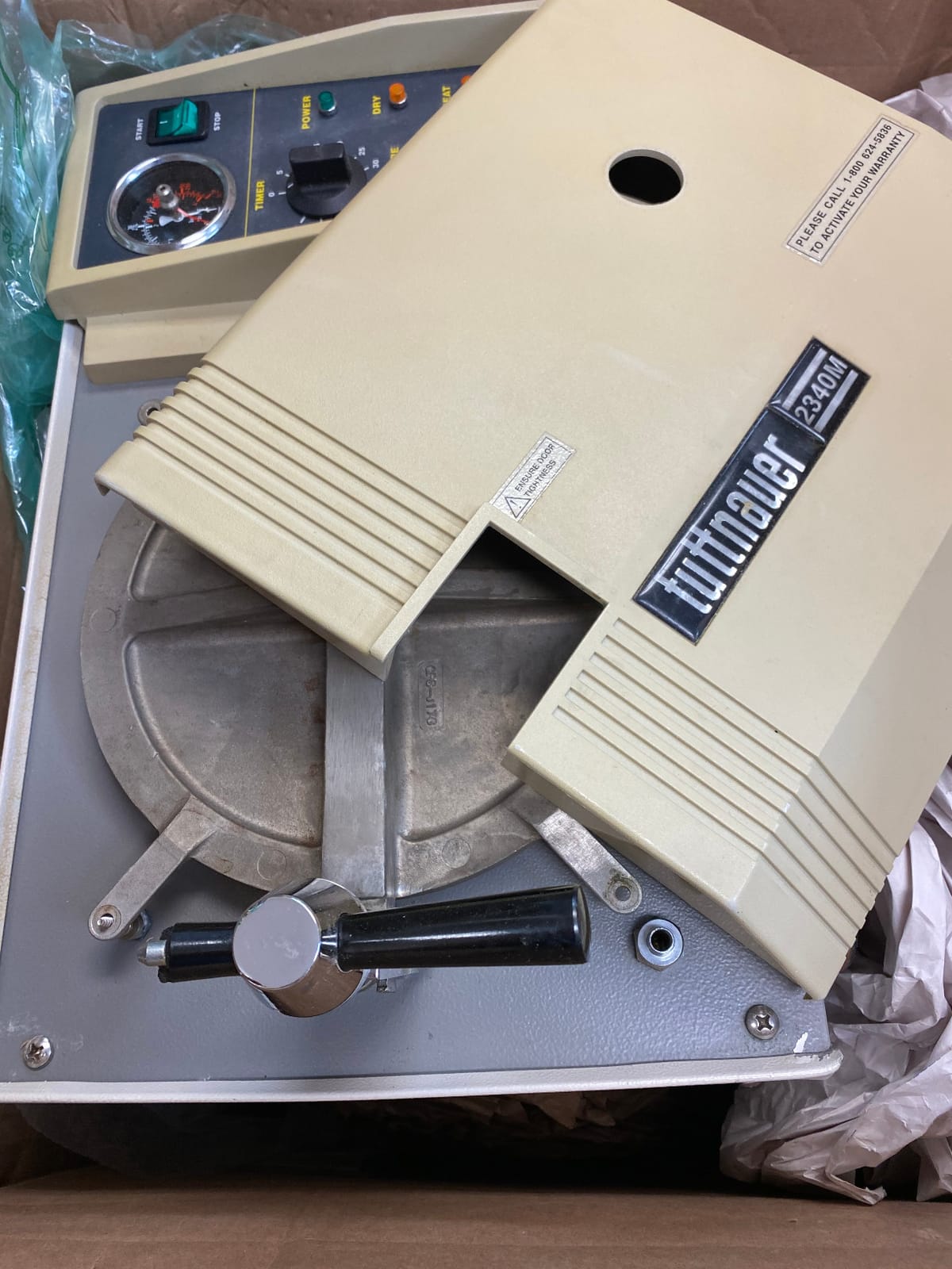 Tuttnauer 2340M Manual Autoclave customer photo 2