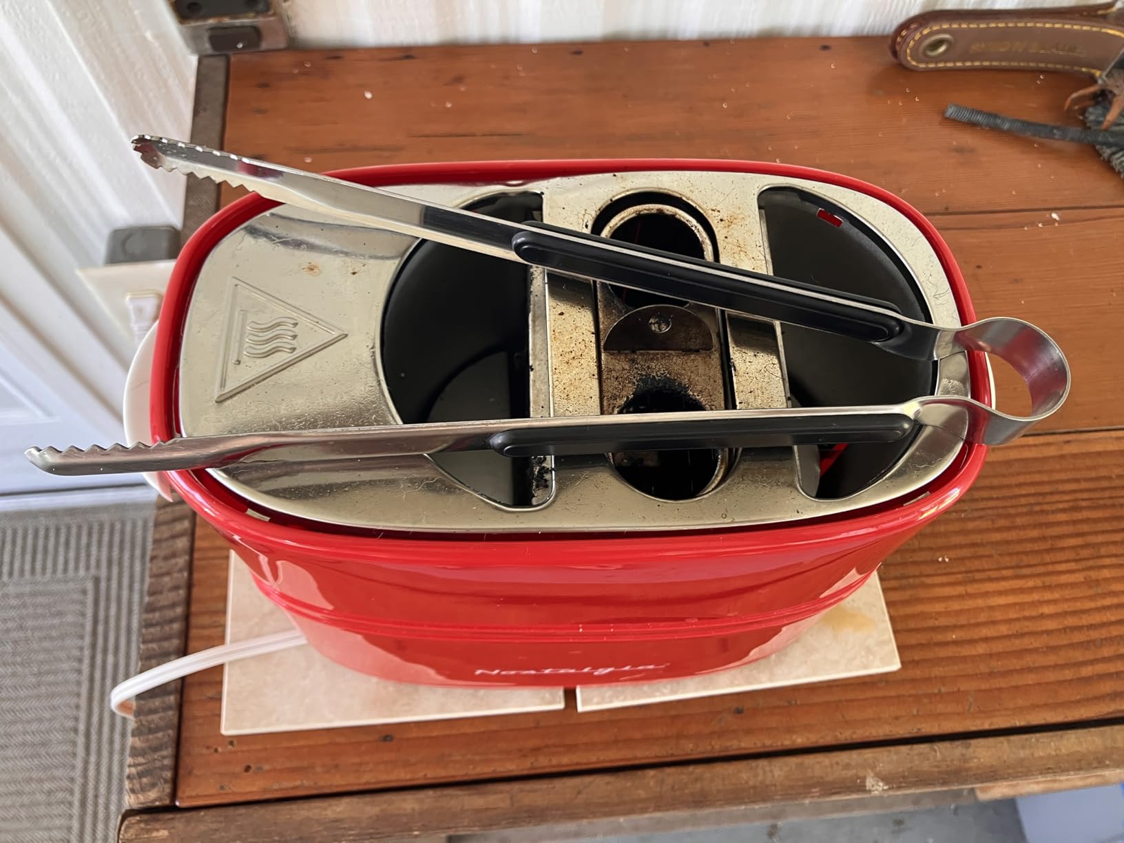 Nostalgia 2 Slot Hot Dog and Bun Toaster - Retro Hot Dog Toaster with Mini Tongs customer photo 1