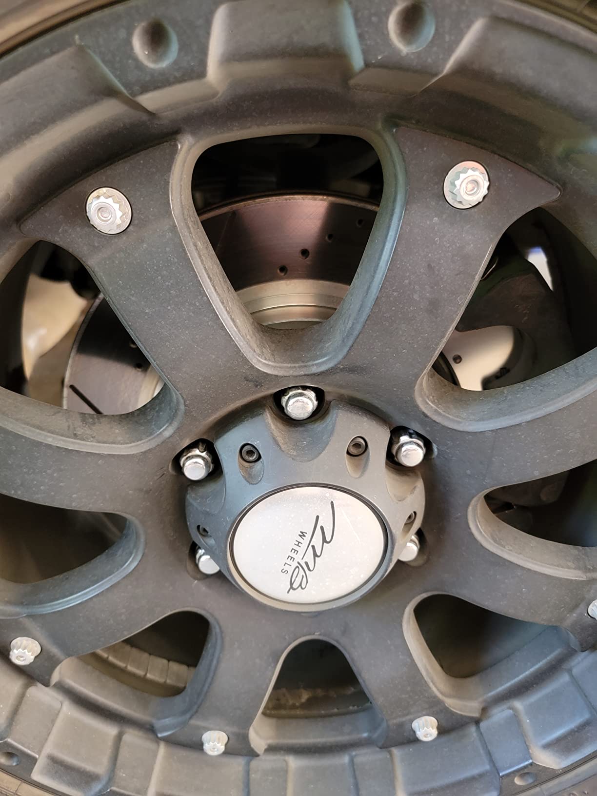 PowerStop Front Brake Kit For Cadillac Escalade 2008-20 |Chevrolet Silverado 1500 2007-18 |Tahoe 2008-20 - Truck & Tow Carbon Fiber Ceramic Brake Pads + Drilled & Slotted Rotors Upgrade, K2069-36 customer photo 2
