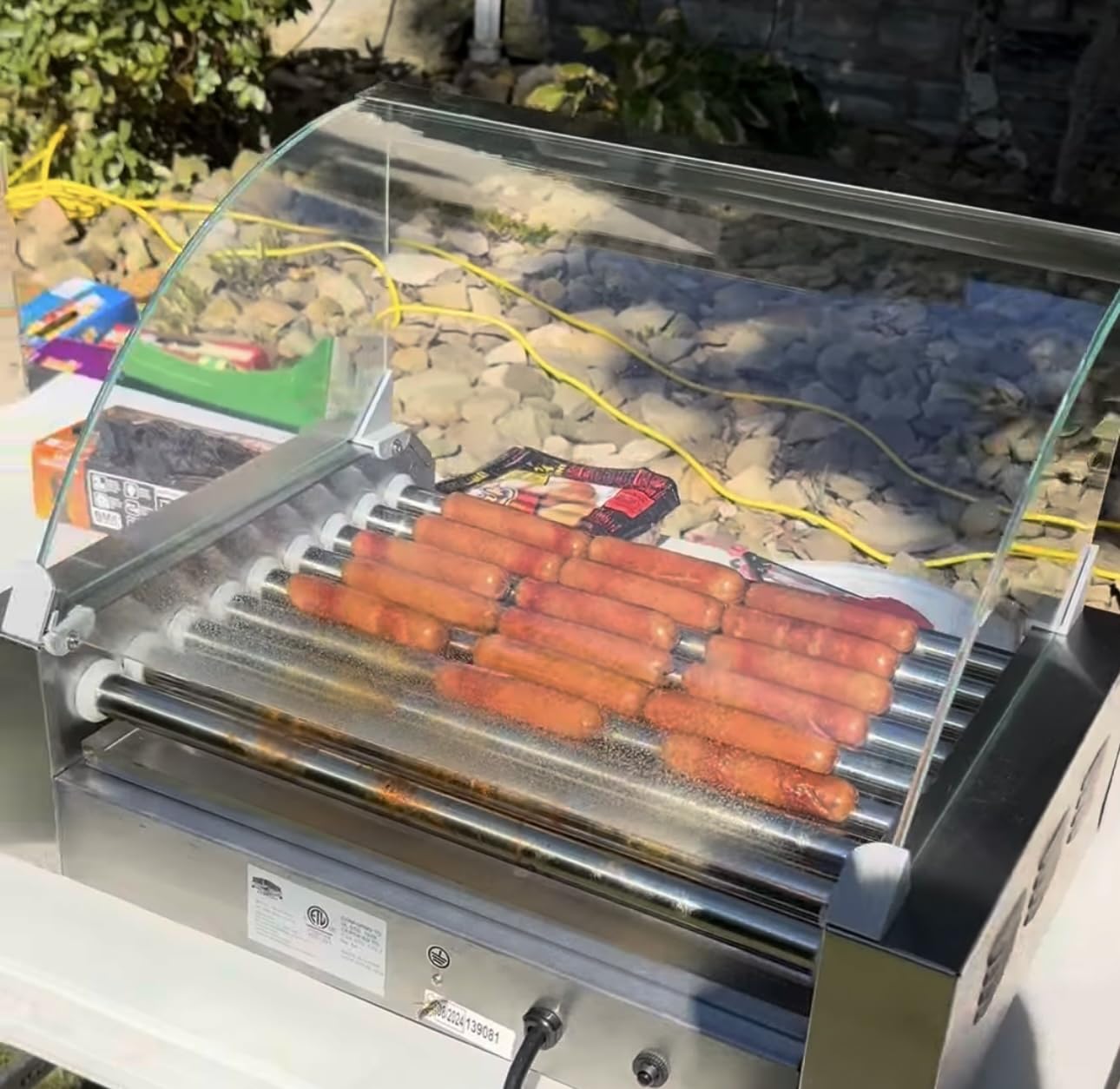 Great Northern Popcorn Hot Dog Roller Machine | Stainless-Steel Cooker with 9 Rollers to Cook Up to 24 Hot Dogs customer photo 1