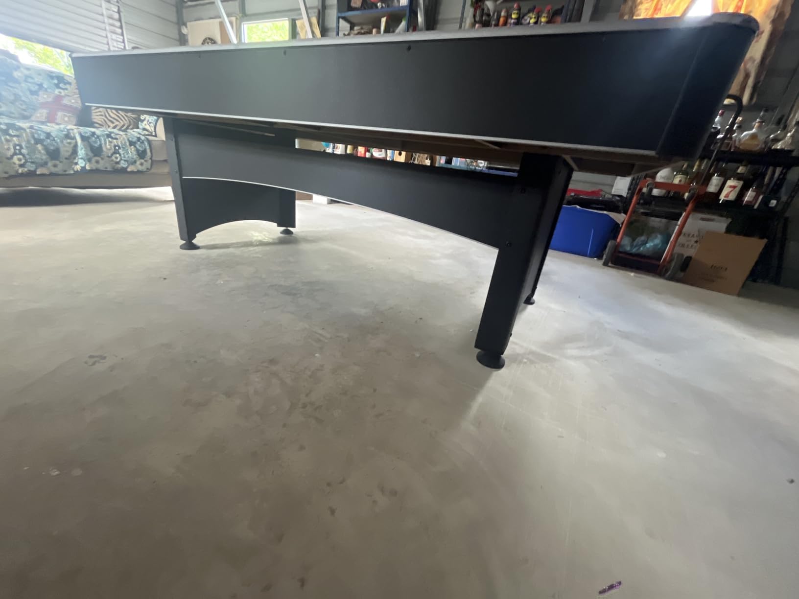 Hathaway Maverick 7 Foot Pool Table with Table Tennis Top - with Accessories for Both Games - Space-Saving Ping Pong and Pool Table Combo for Families - Matte Black Finish customer photo 2