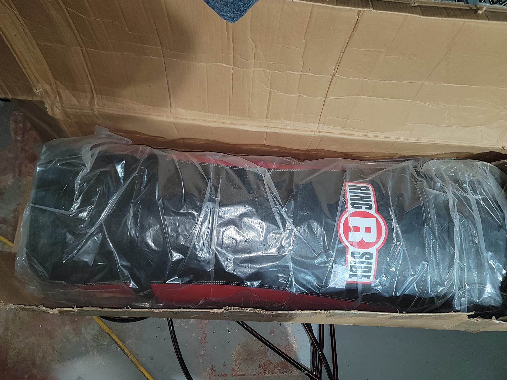 Ringside Large Leather Heavy Bag, Punching Bag for Boxing Training and Workout, Includes Heavy Bag Chain and Swivel customer photo 1