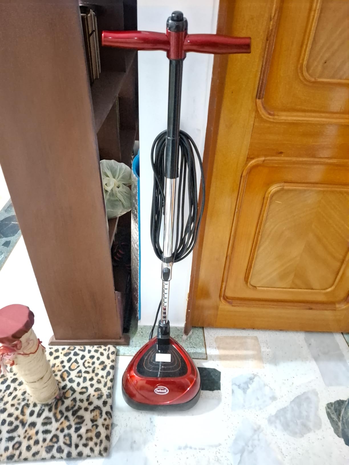 Ewbank EP170 Complete Cleaner, Washer, Scrubber, Scourer, and Polisher, Interchangeable Brushes and Pads Multi-Use Floor Machine, 2200 rpm, Lightweight, Red, 8 Pound customer photo 1