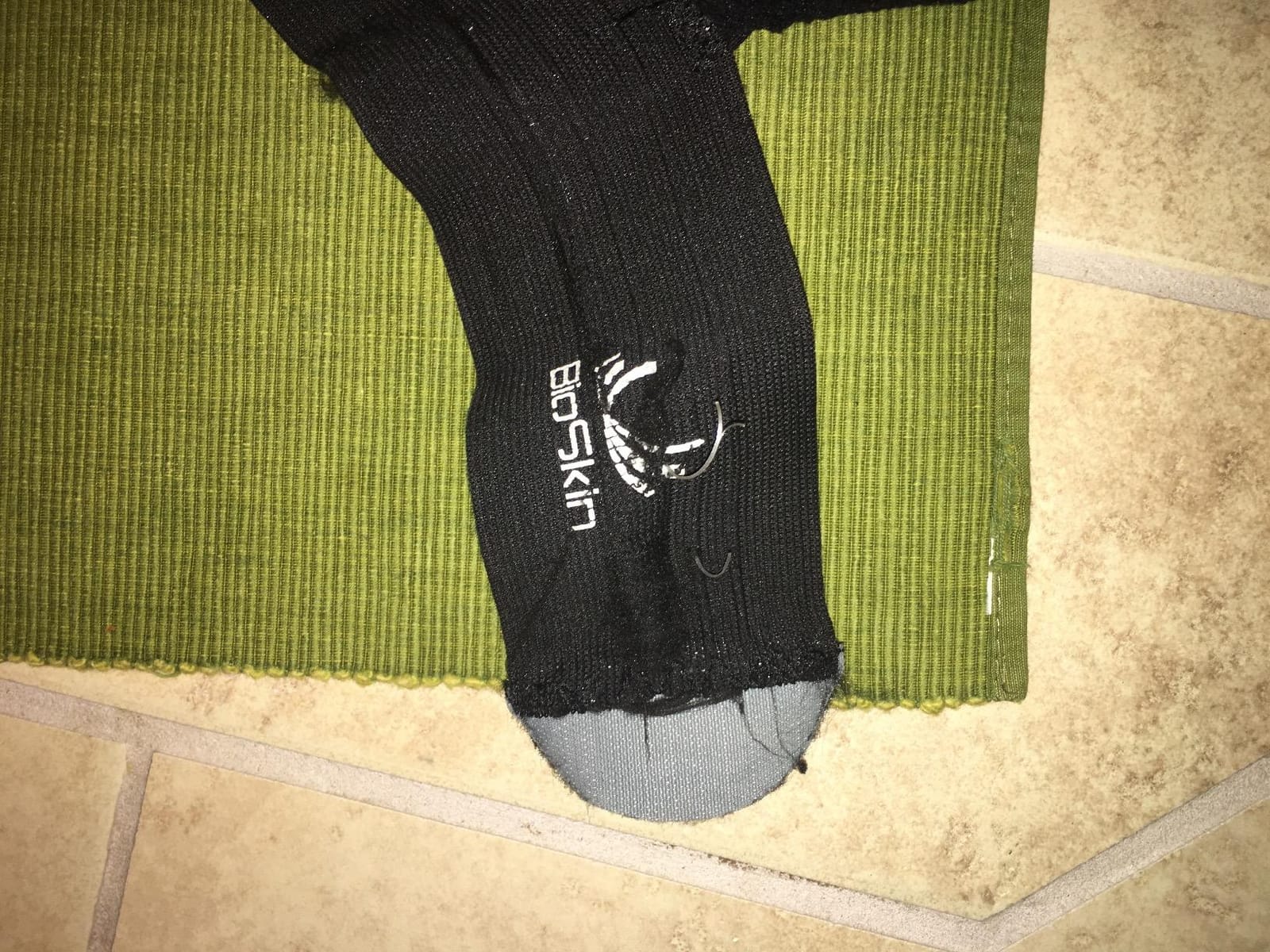 BioSkin Ankle Brace for Plantar Fasciitis, Tendonitis & Sprains TriLok | Arch-lift strap and figure-8 stabilizer support the arch and ankle together. Left or right foot. customer photo 1