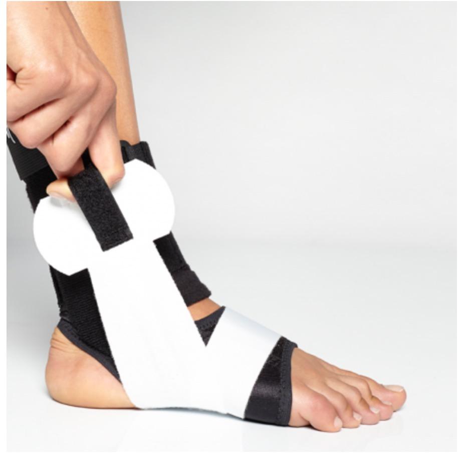 BioSkin Ankle Brace for Plantar Fasciitis, Tendonitis & Sprains TriLok | Arch-lift strap and figure-8 stabilizer support the arch and ankle together. Left or right foot. customer photo 2
