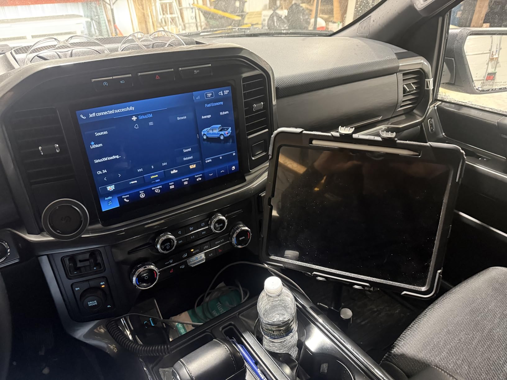 ARKON Mounts - Car Seat Rail Tablet Mount and Holder | Heavy-Duty for Car/Truck | Adjustable Angle & Height | Easy Installation & Removal | 22-inch Arm for Enhanced Accessibility & Convenience customer photo 2