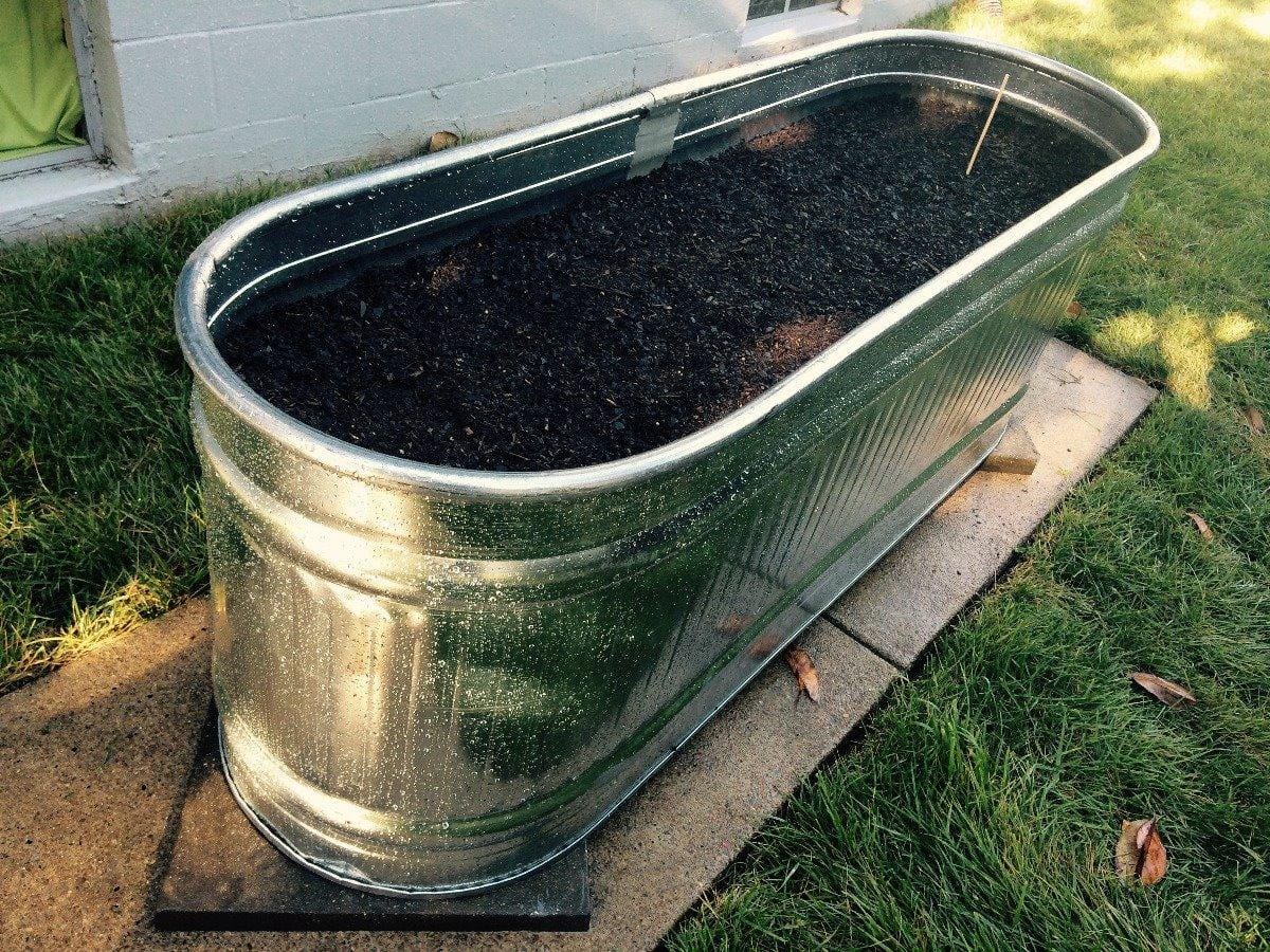 RE328 294-Gallon Galvanized Round-End Tank customer photo 2