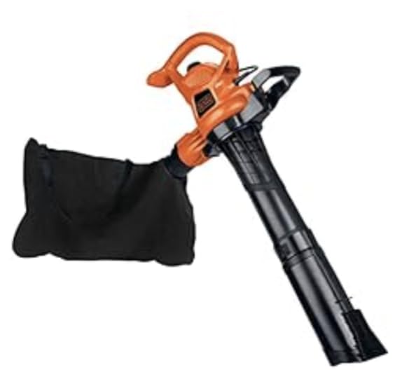 BLACK+DECKER Corded Leaf Blower Leaf Vacuum and Leaf Mulcher 3-in-1, Up to 230 MPH, 12 Amp Handheld Blower and Vacuum Combo (BV3600) customer photo 1