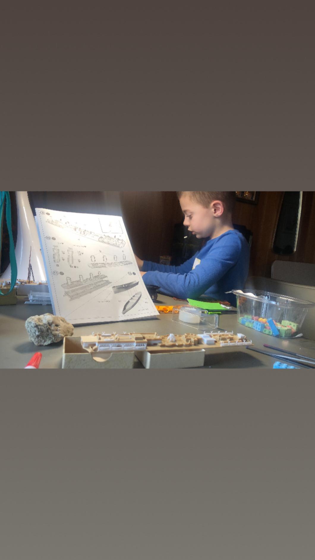 Academy Boat Model Building Kit, R.M.S. Titanic Centenary Edition customer photo 1