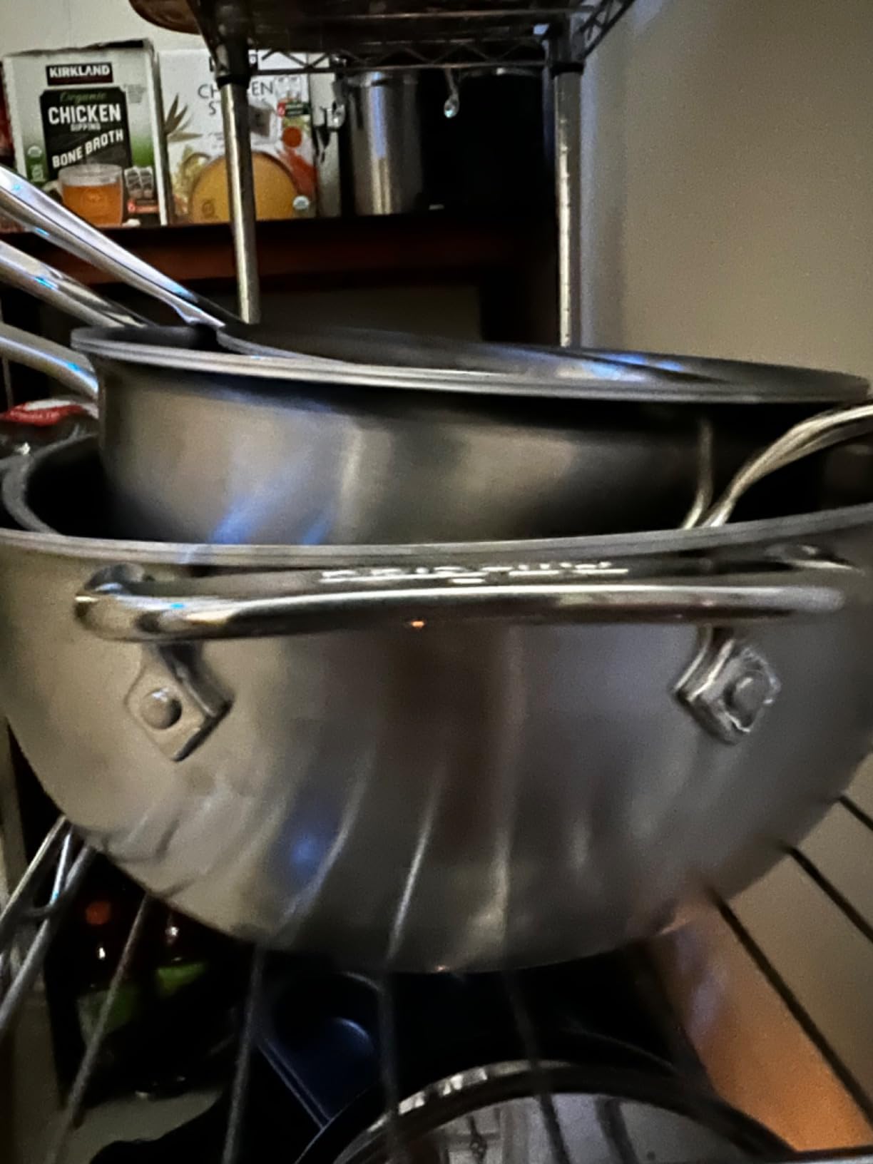 All-Clad D5 Stainless Steel 5-Piece Cooking Set, Made in the USA - The Upgrade for Supremely Even Heat, Professional, Brushed Stainless Steel, Induction Compatible, Oven Safe up to 600F customer photo 2