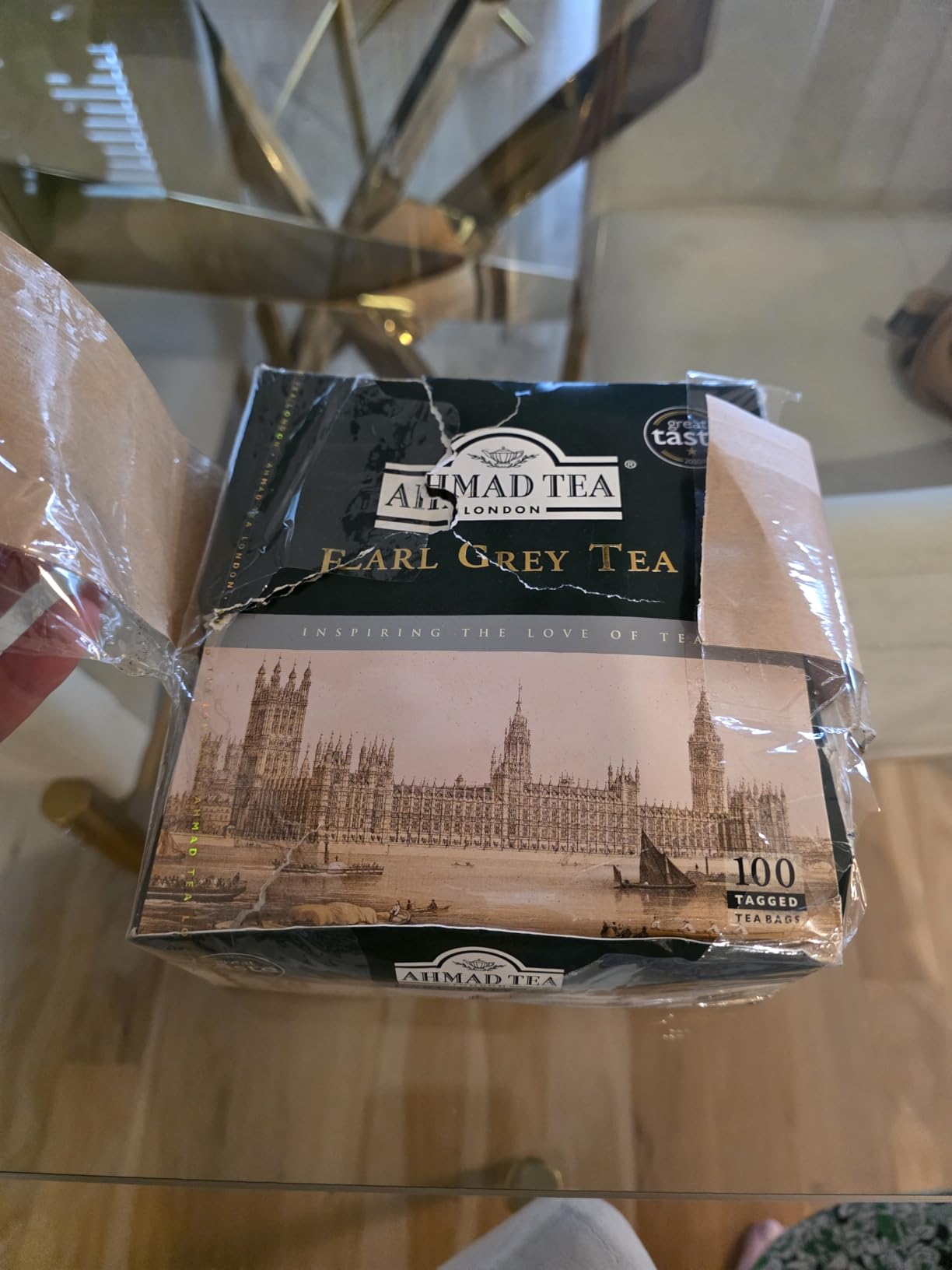 Ahmad Tea Earl Grey Tea, Tagged Teabags without envelopes, 100 Count customer photo 2