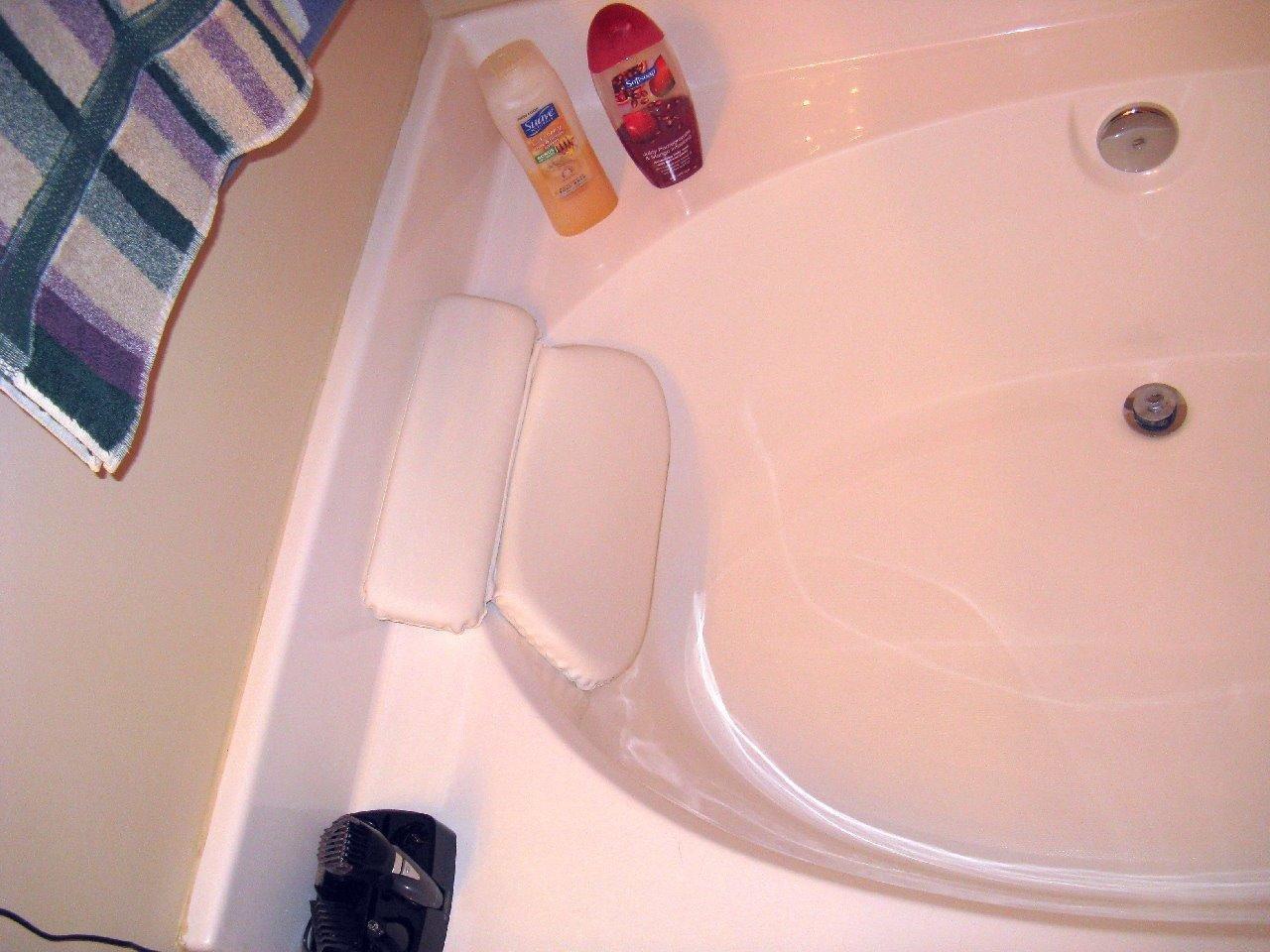 Bath Pillow for Tub, Head & Neck Support, Waterproof with Suction Cups | Designed for comfort, and relaxation, non-slip customer photo 1